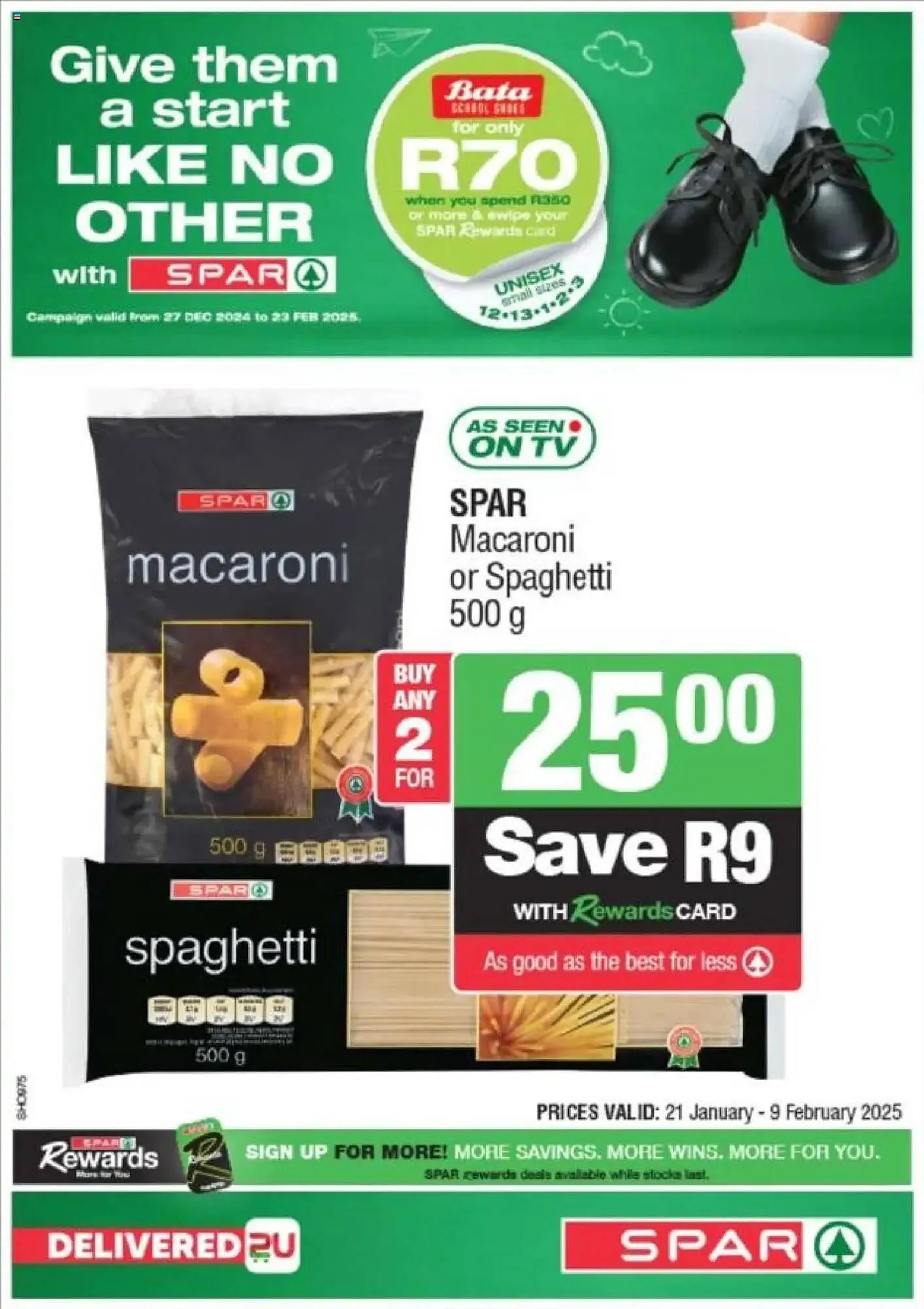 Spar catalogue from 27 December to 23 February 2025 - Catalogue Page 9