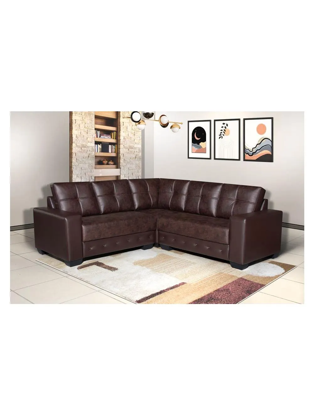 Detroit 3pce Corner Lounge Suite