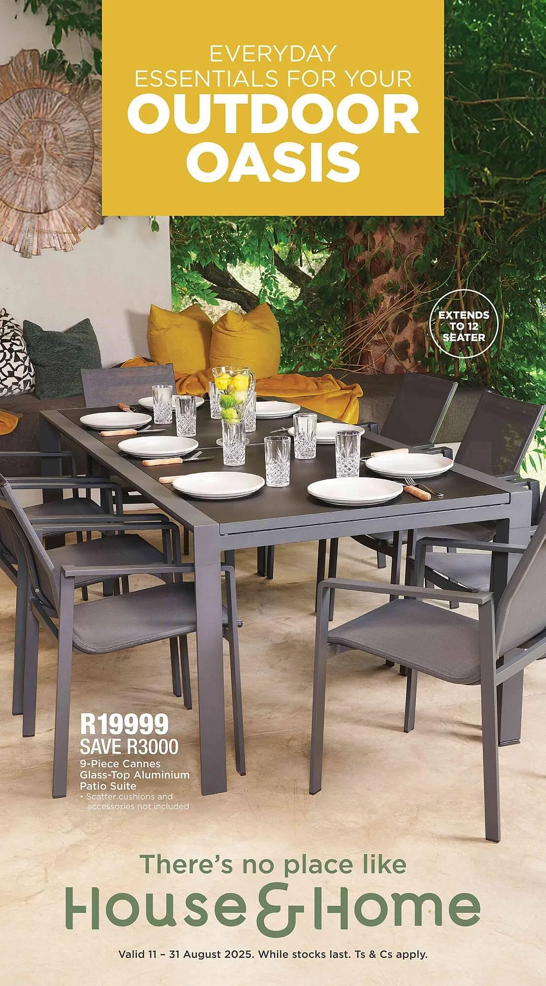 House & Home catalogue from 11 August to 31 August 2025 - Catalogue Page 1