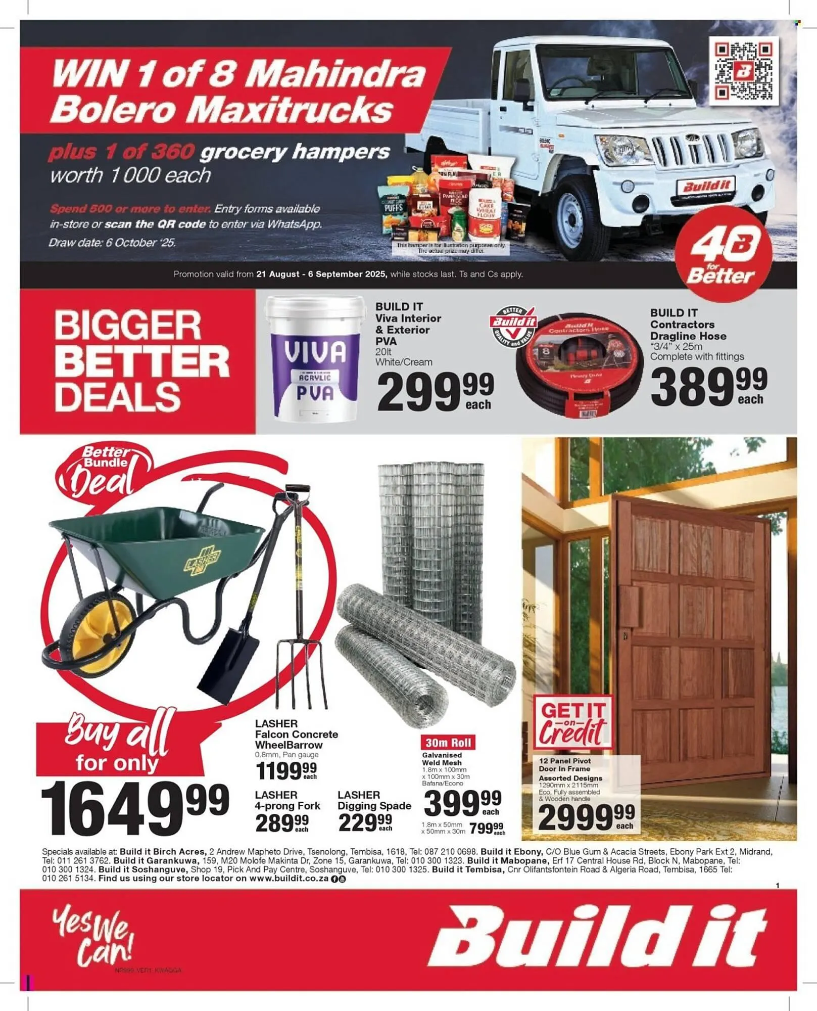 Build It catalogue from 21 August to 6 September 2025 - Catalogue Page 1