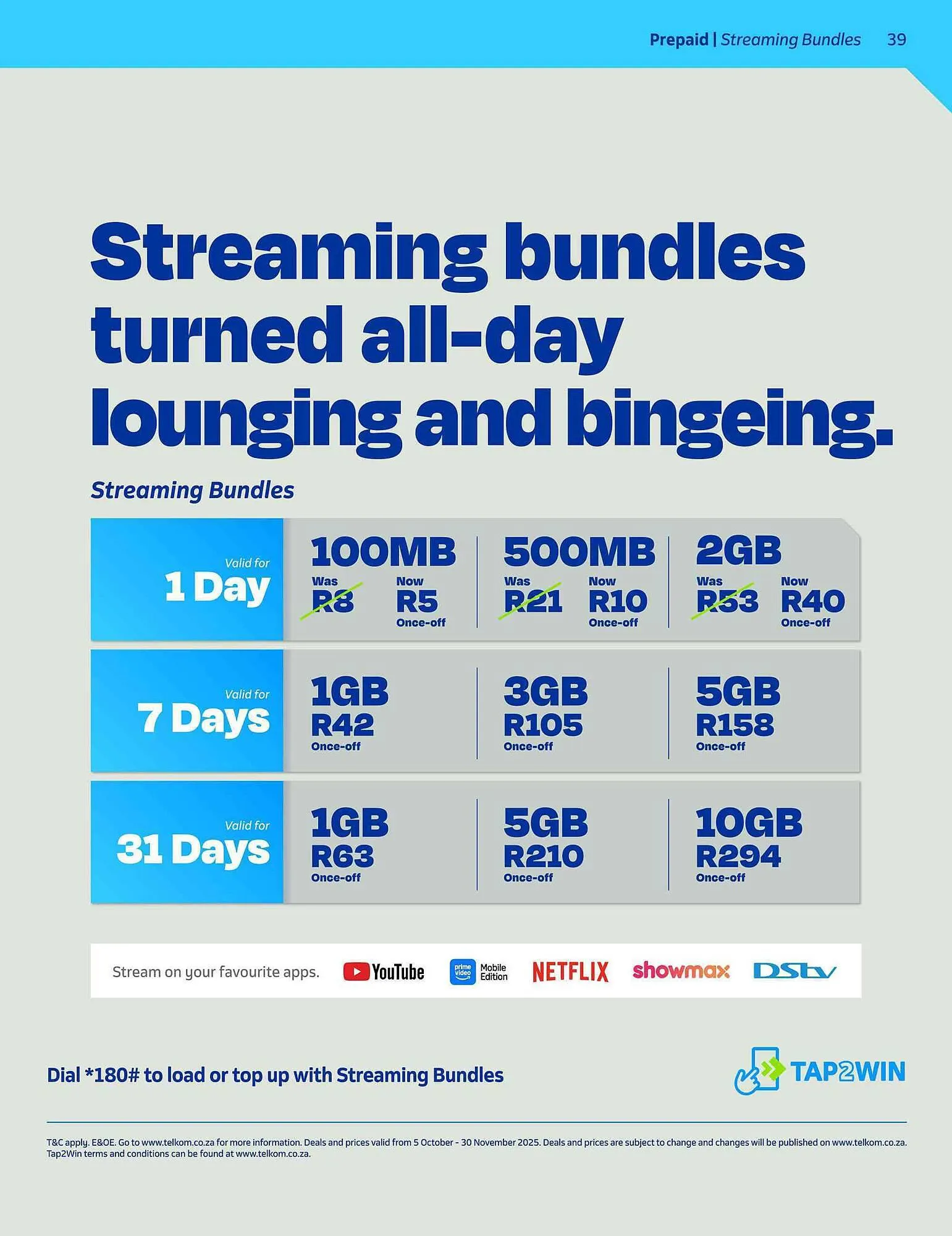 Telkom catalogue from 5 October to 30 November 2025 - Catalogue Page 35