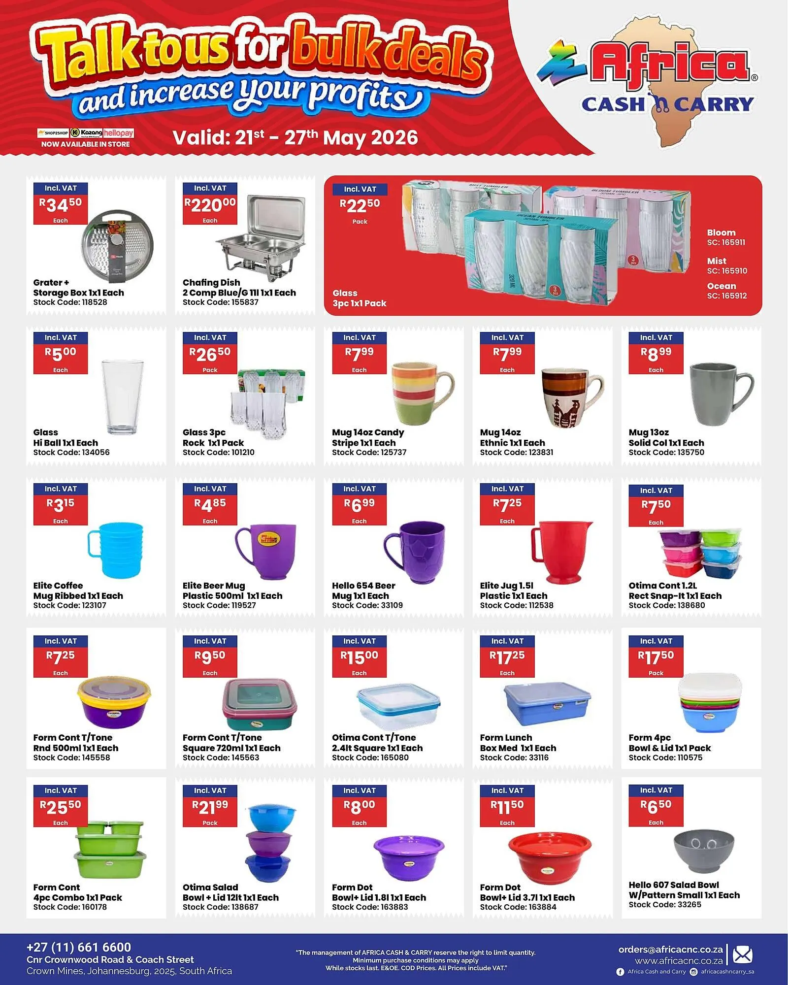 Africa Cash and Carry catalogue from 21 May to 27 May 2026 - Catalogue Page 45