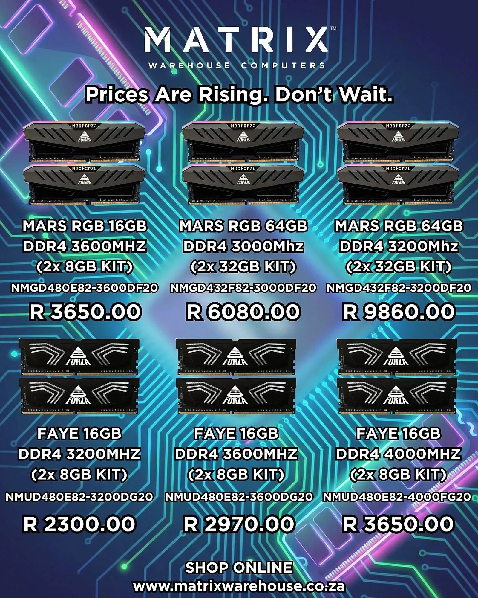 Matrix Warehouse catalogue - 1