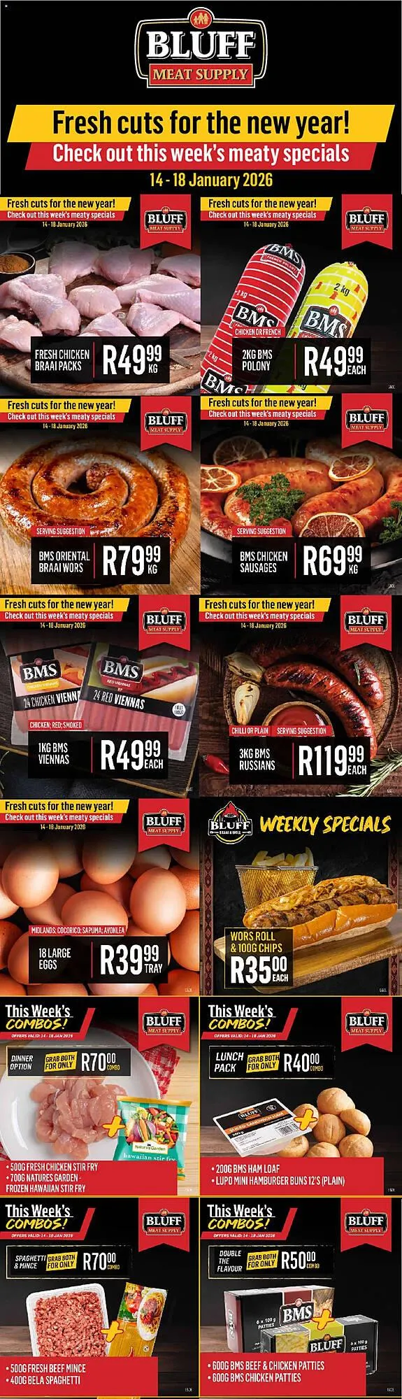 Bluff Meat Supply catalogue from 13 January to 18 January 2026 - Catalogue Page 1