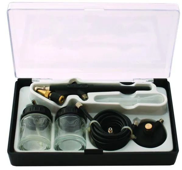 Aircraft Airbrush Kit With Hose & 2 Bowls SG A138