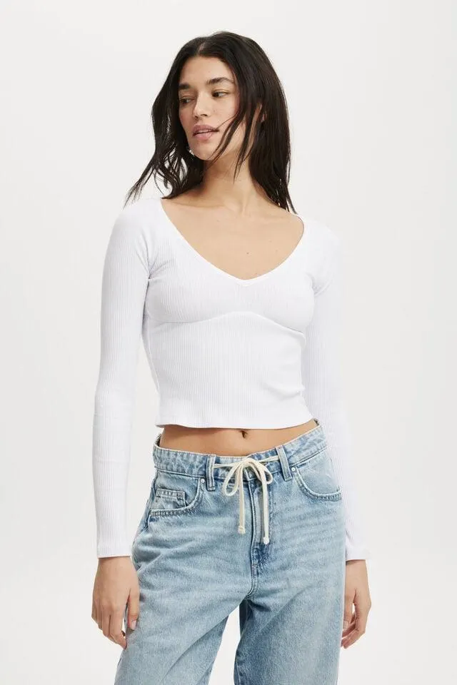 Peyton V Neck Long Sleeve