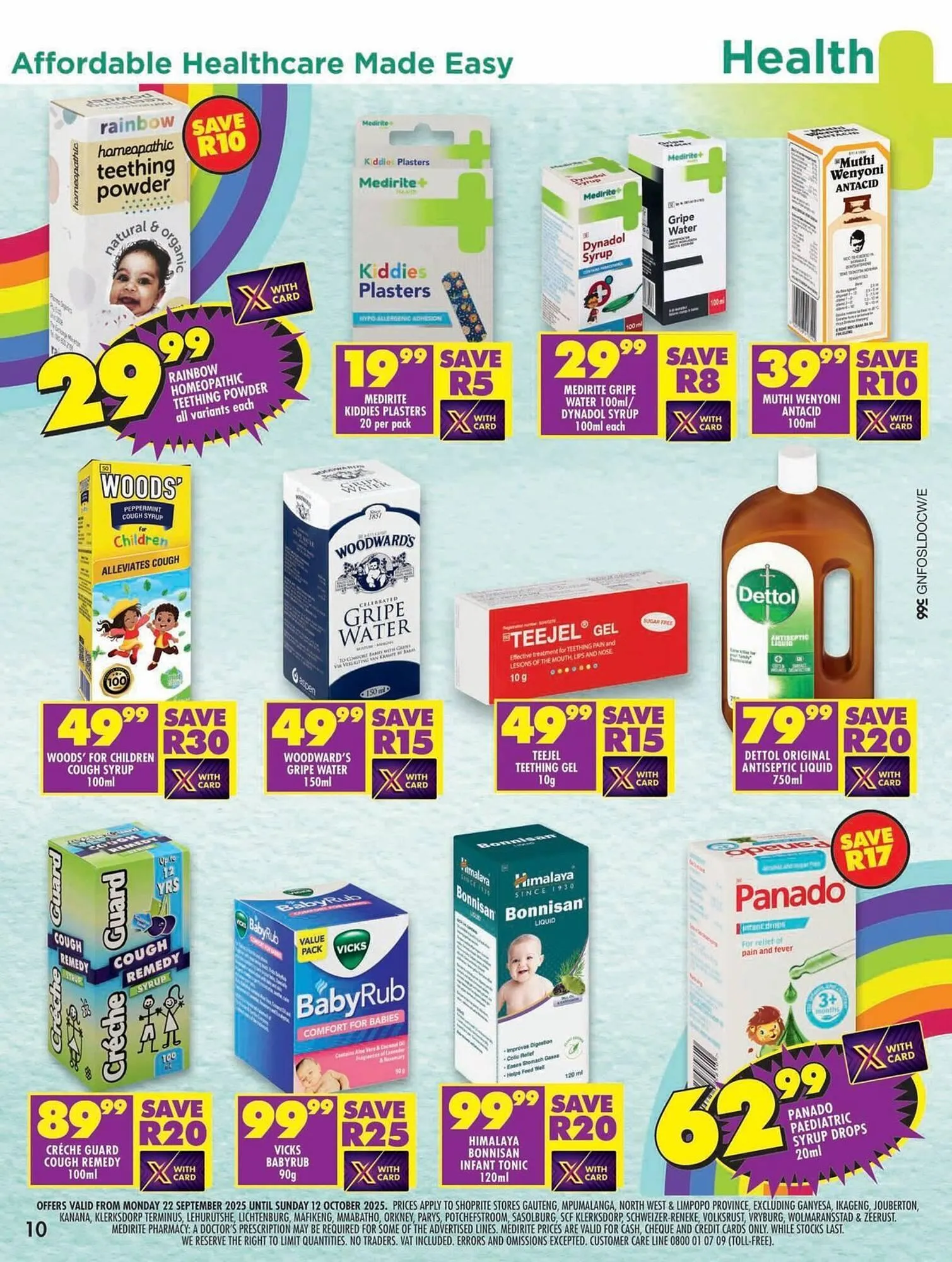 Shoprite catalogue from 22 September to 12 October 2025 - Catalogue Page 10
