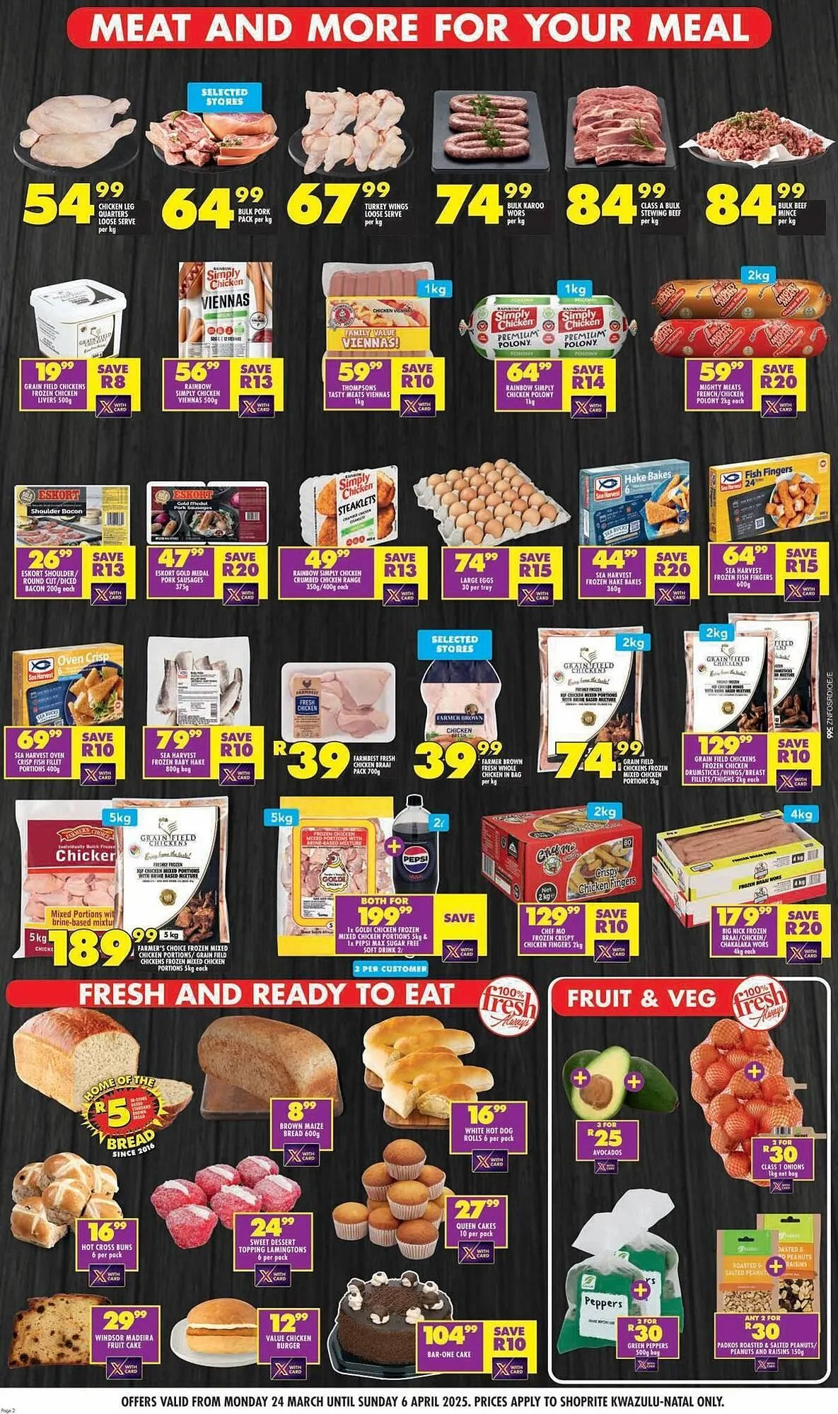 Shoprite catalogue from 25 March to 6 April 2025 - Catalogue Page 2