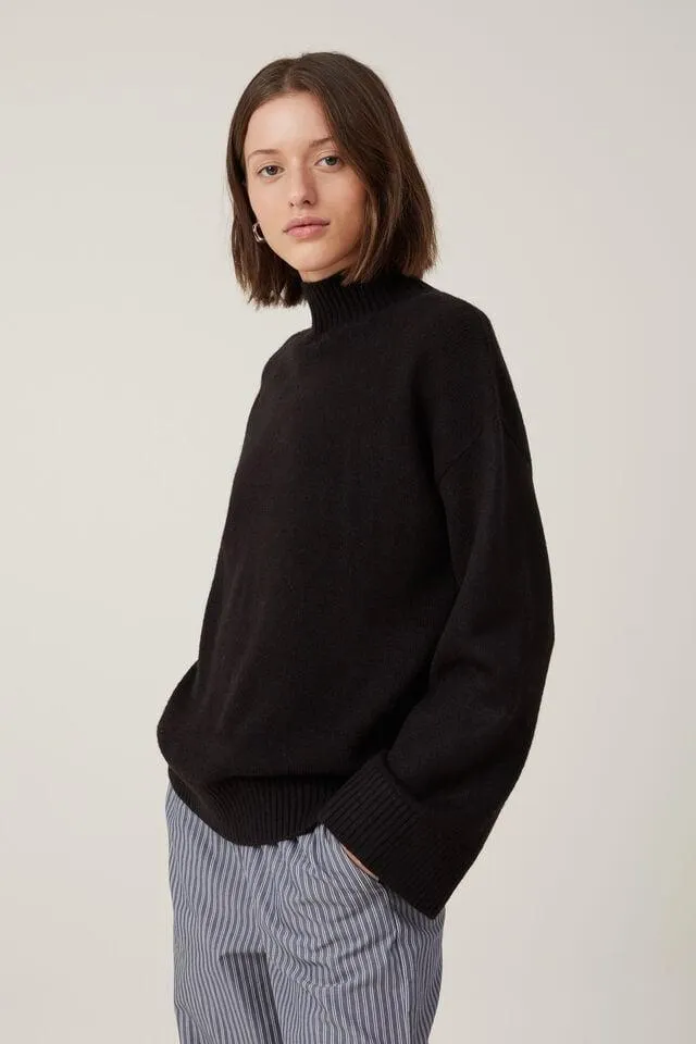 Luxe Mock Neck