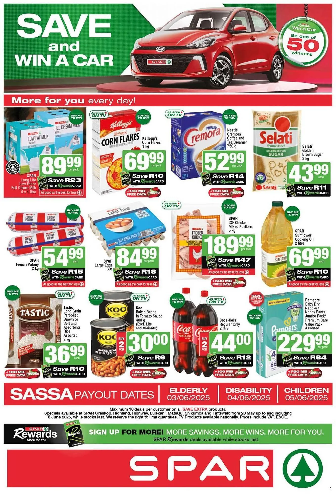 Spar catalogue from 4 June to 5 June 2025 - Catalogue Page 1