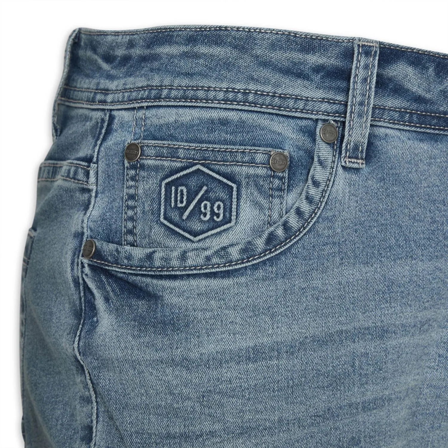 Light Wash Ripped Skinny Jean