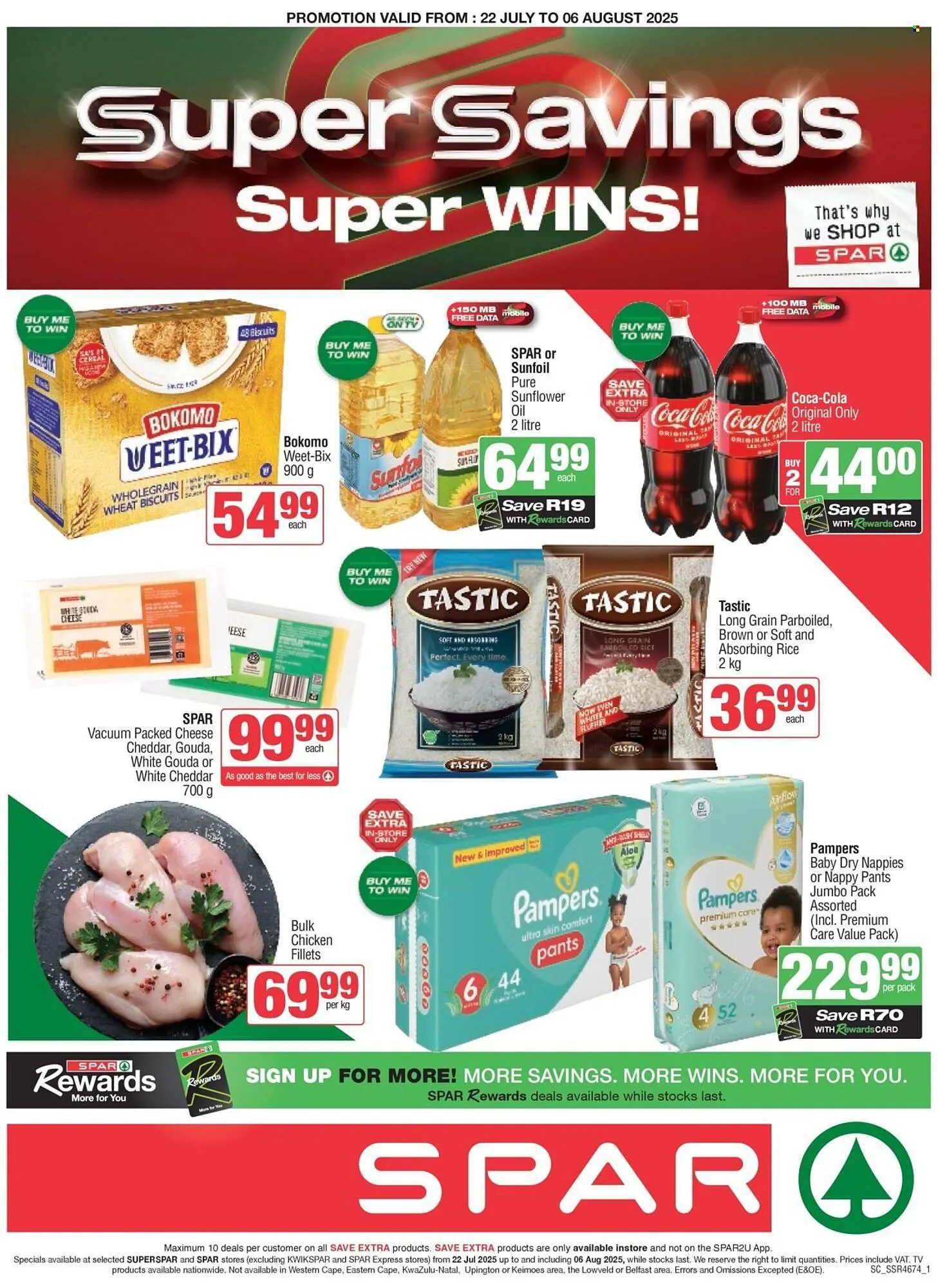 Spar catalogue from 22 July to 6 August 2025 - Catalogue Page 1