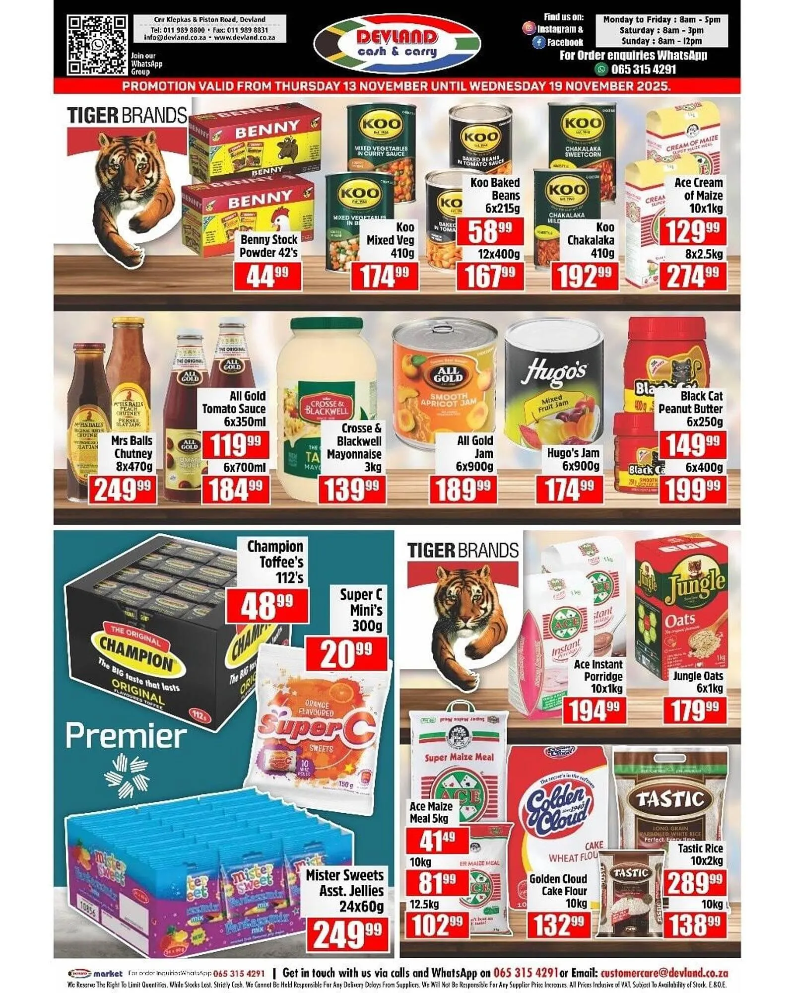 Devland Cash And Carry catalogue from 13 November to 19 November 2025 - Catalogue Page 1