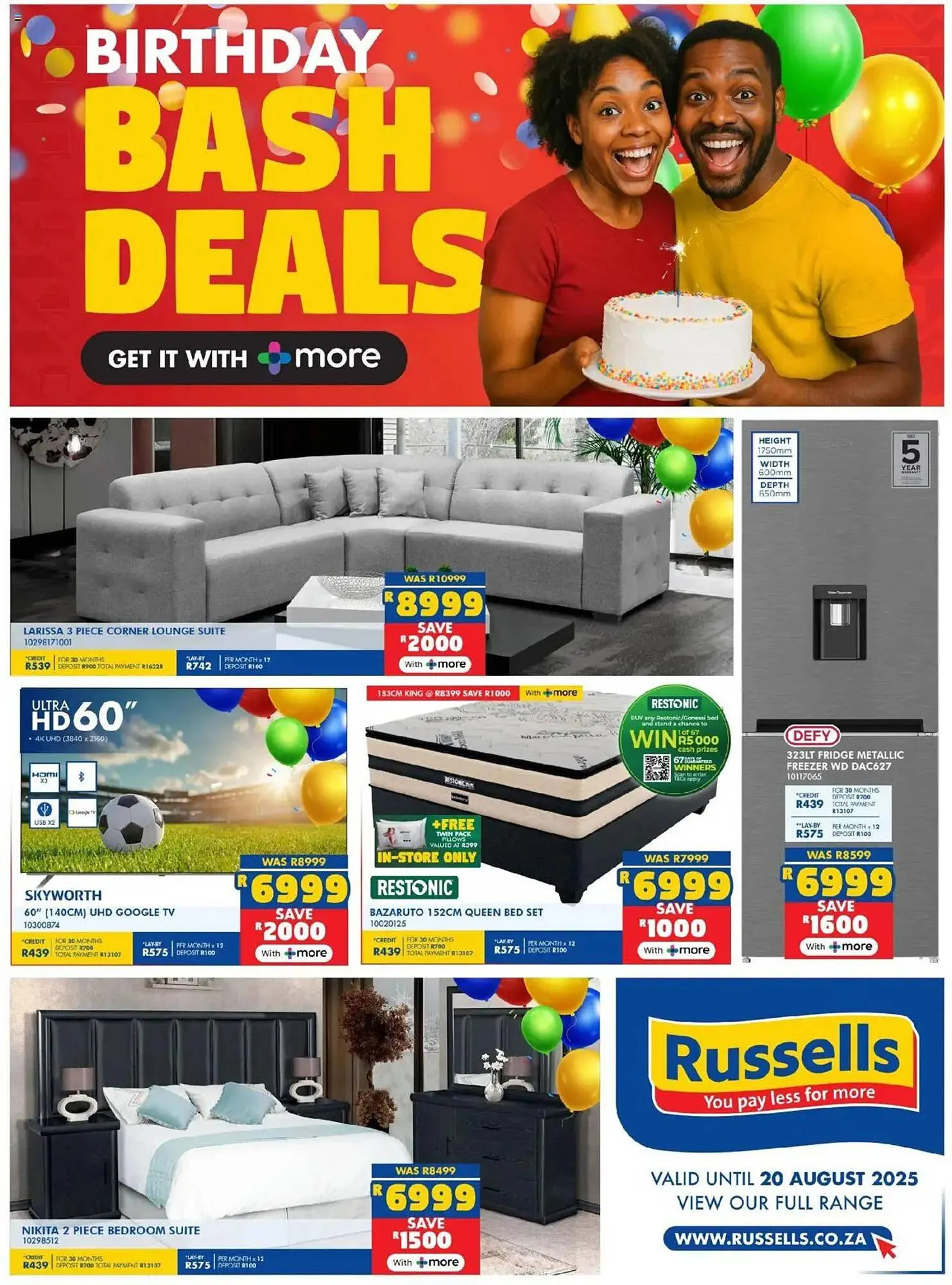 Russells catalogue from 17 July to 20 August 2025 - Catalogue Page 1
