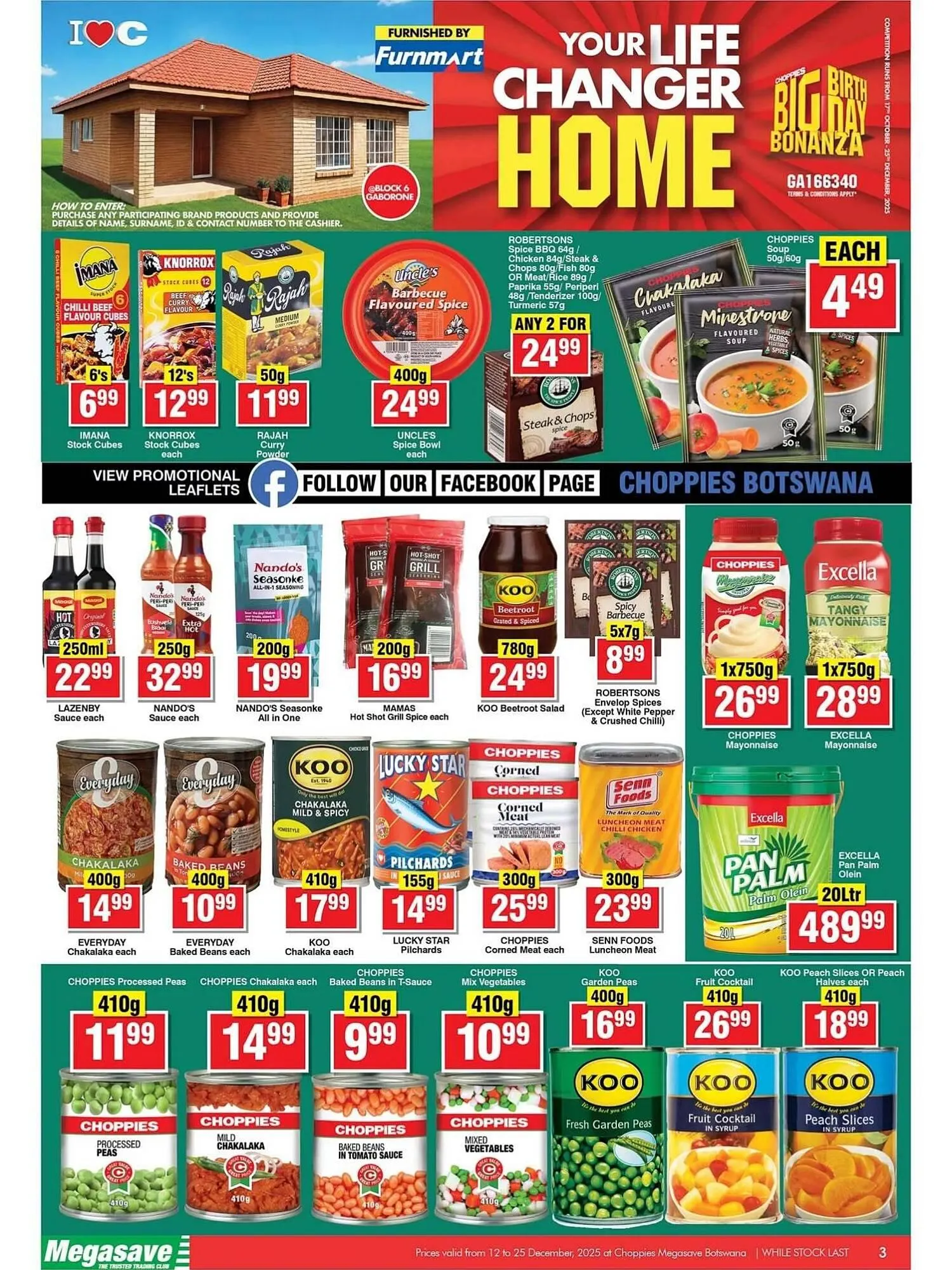Choppies catalogue from 12 December to 25 December 2025 - Catalogue Page 3