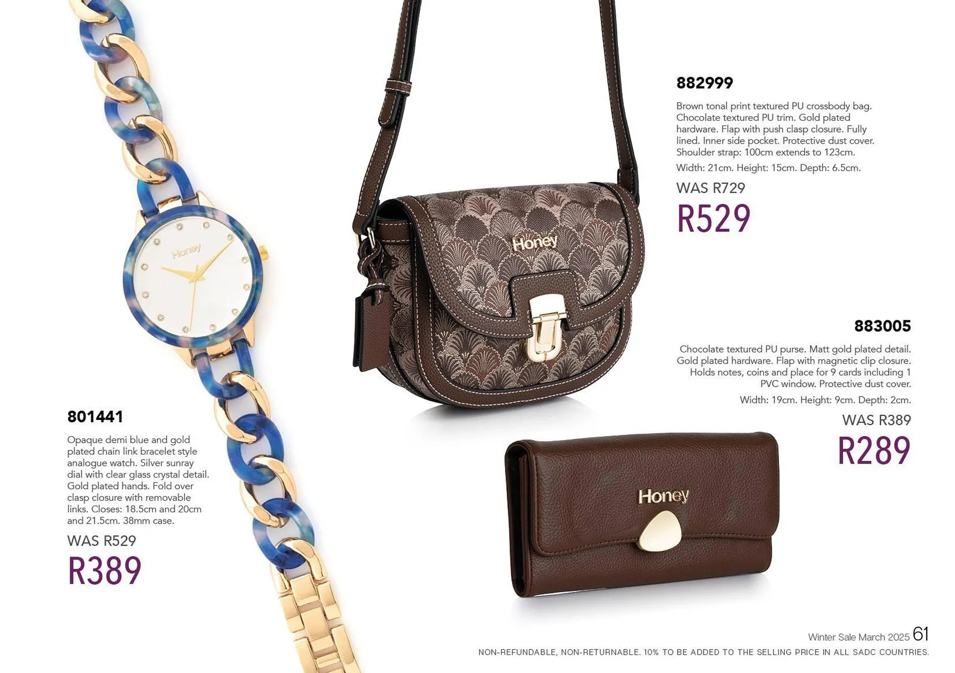 Honey Fashion Accessories catalogue from 26 March to 1 April 2025 - Catalogue Page 1