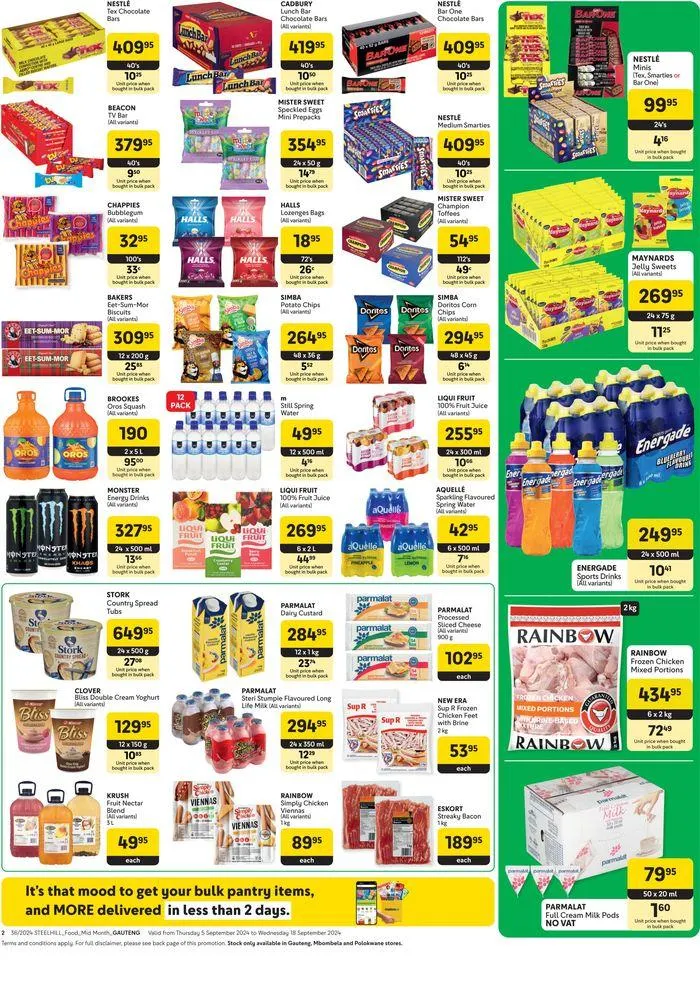 Makro Gauteng : Food from 6 September to 18 September 2024 - Catalogue Page 2