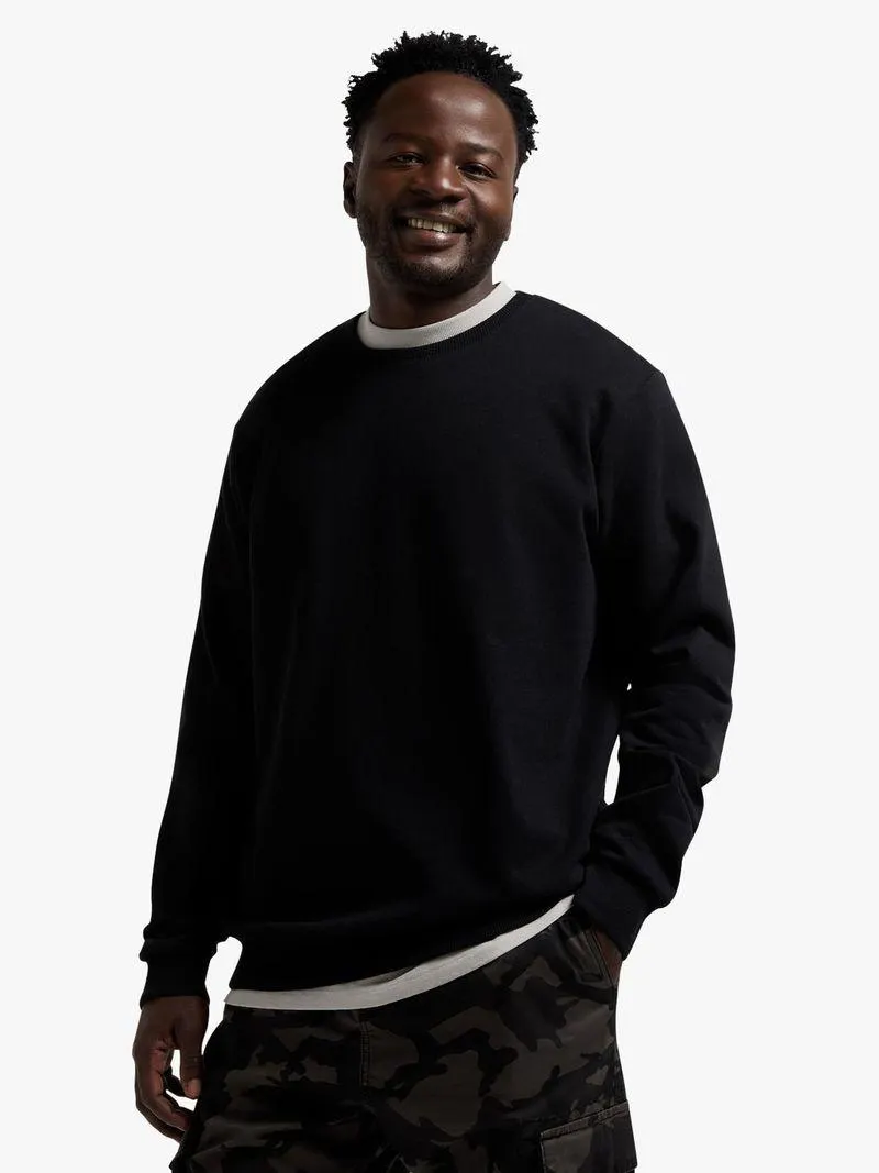 Jet Mens Black Pullover Active Top