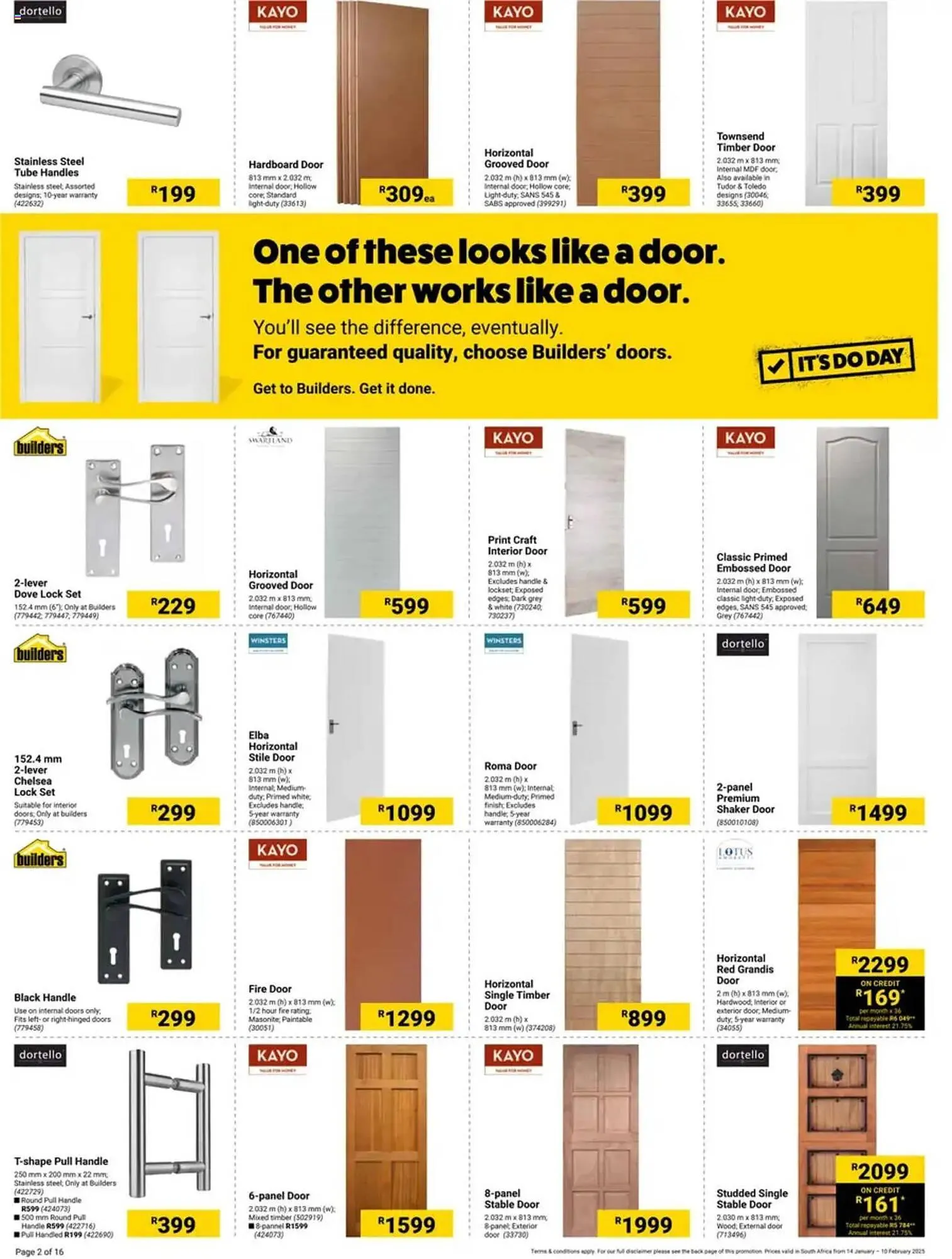 Builders Warehouse catalogue from 14 January to 10 February 2025 - Catalogue Page 16
