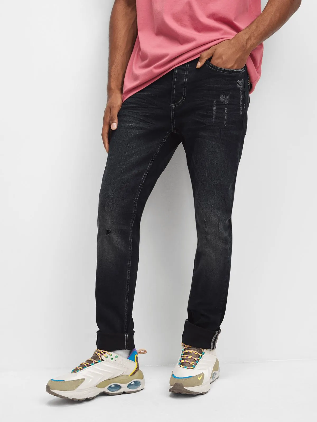 Redbat Men's Blue Skinny Jeans