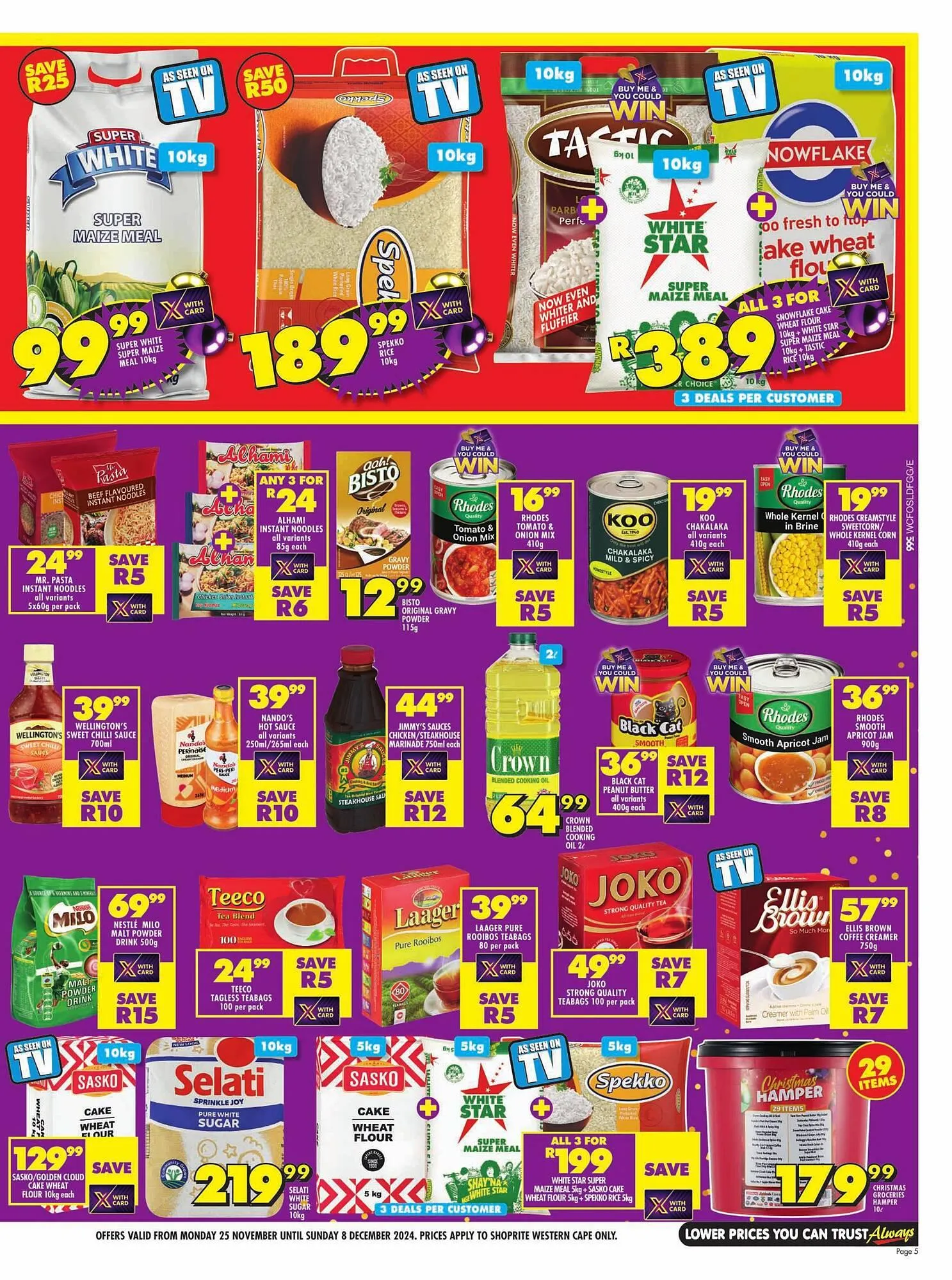 Shoprite catalogue from 25 November to 8 December 2024 - Catalogue Page 5