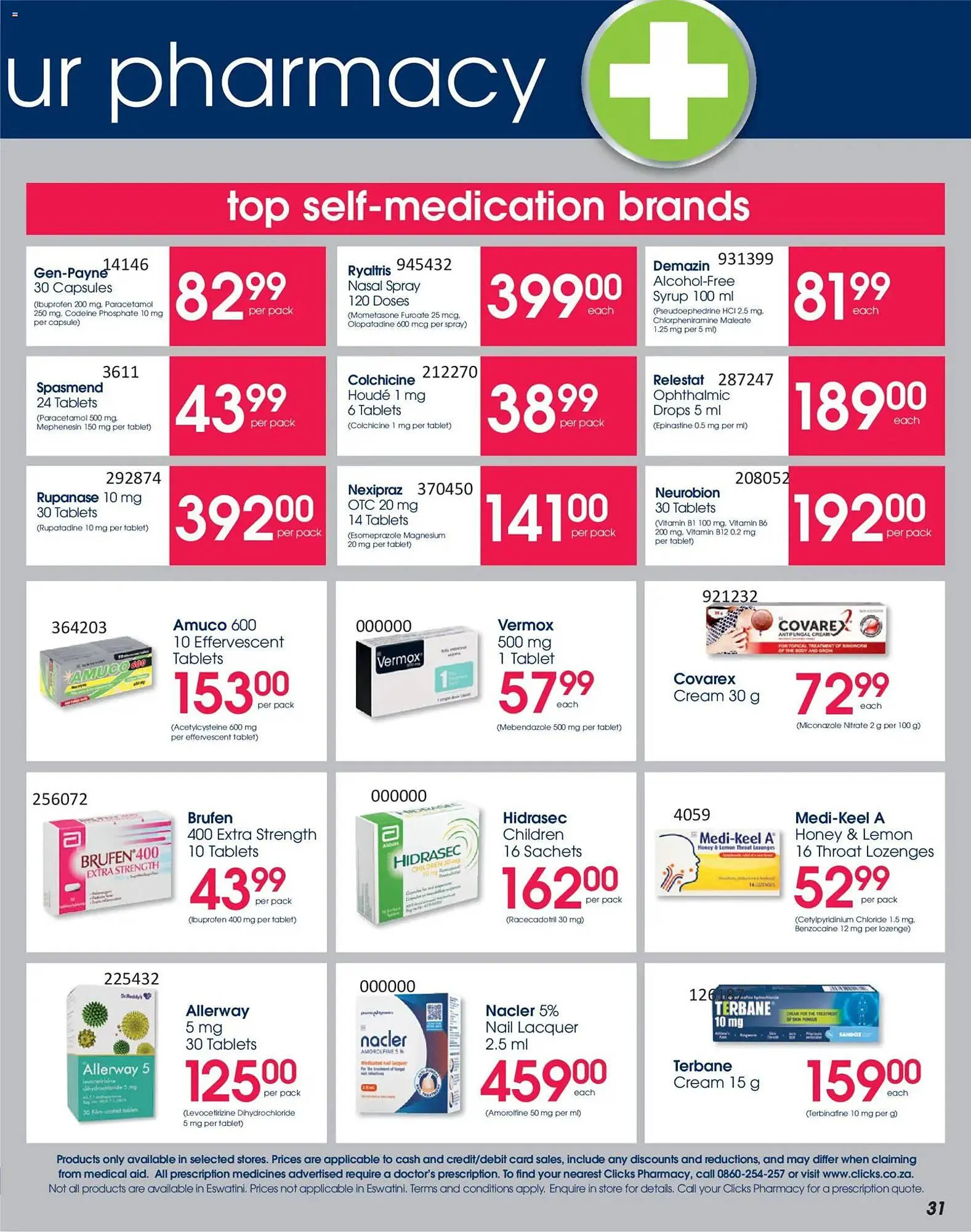 Clicks catalogue from 23 October to 24 November 2025 - Catalogue Page 31