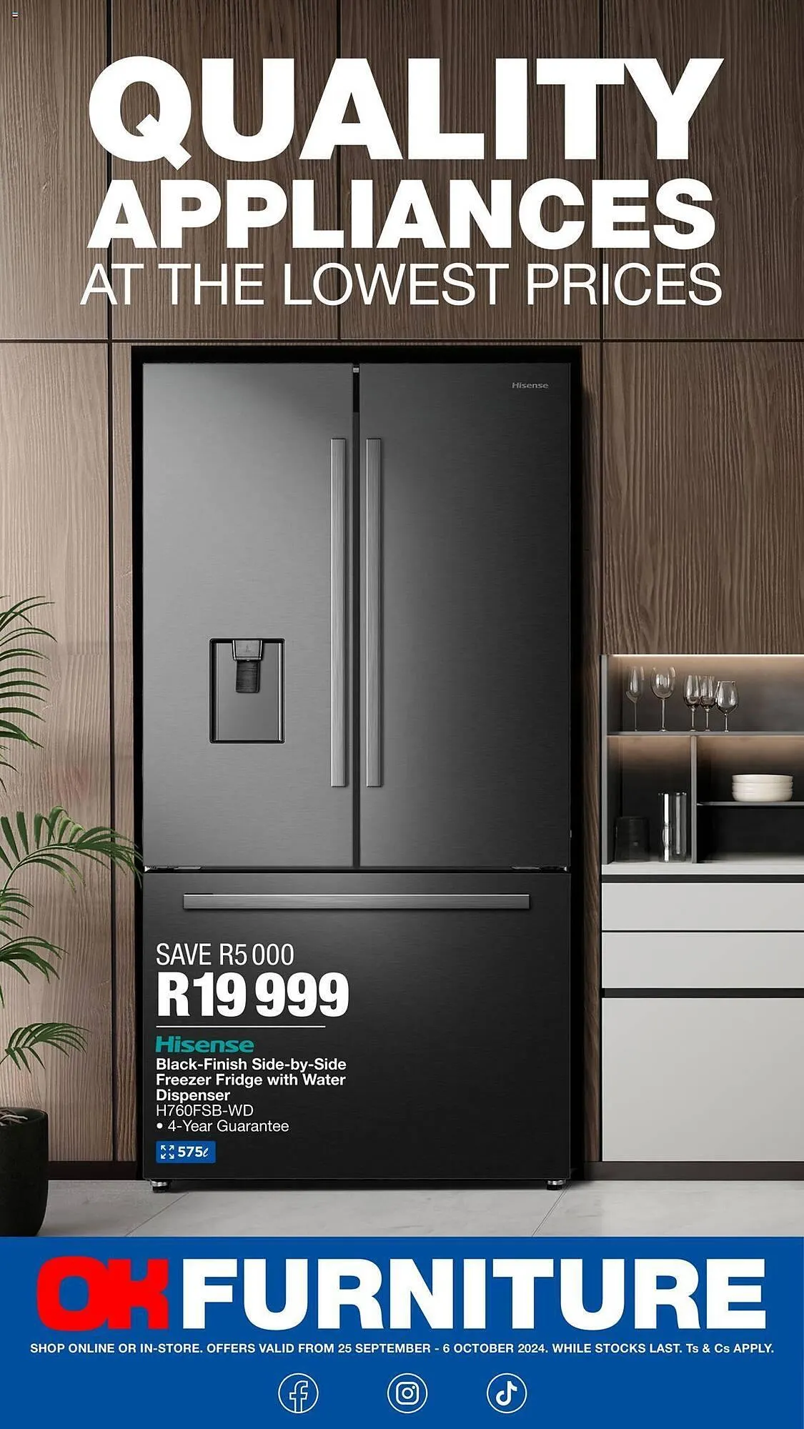 OK Furniture catalogue from 25 September to 6 October 2024 - Catalogue Page 1