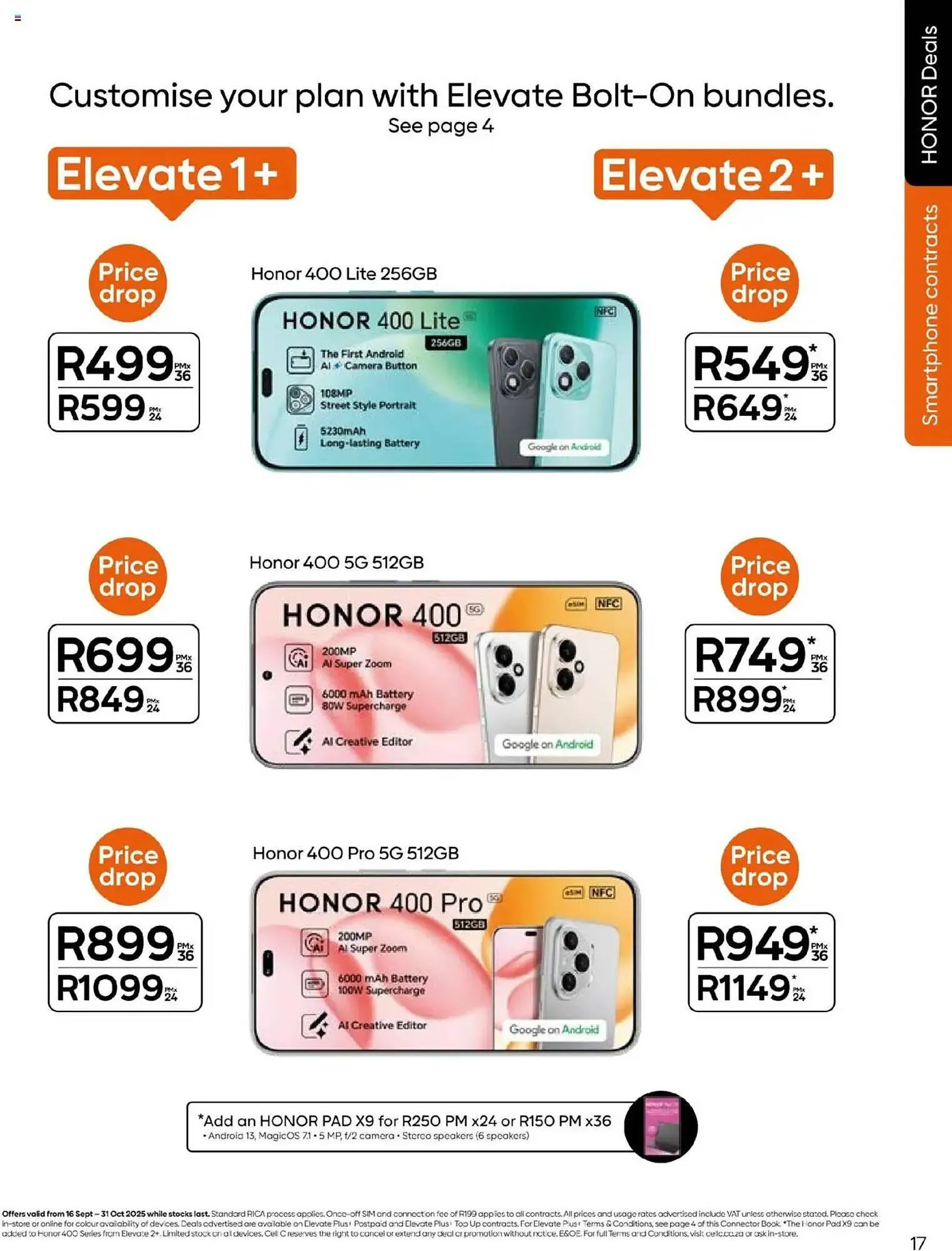 Cell C catalogue from 16 September to 31 October 2025 - Catalogue Page 17