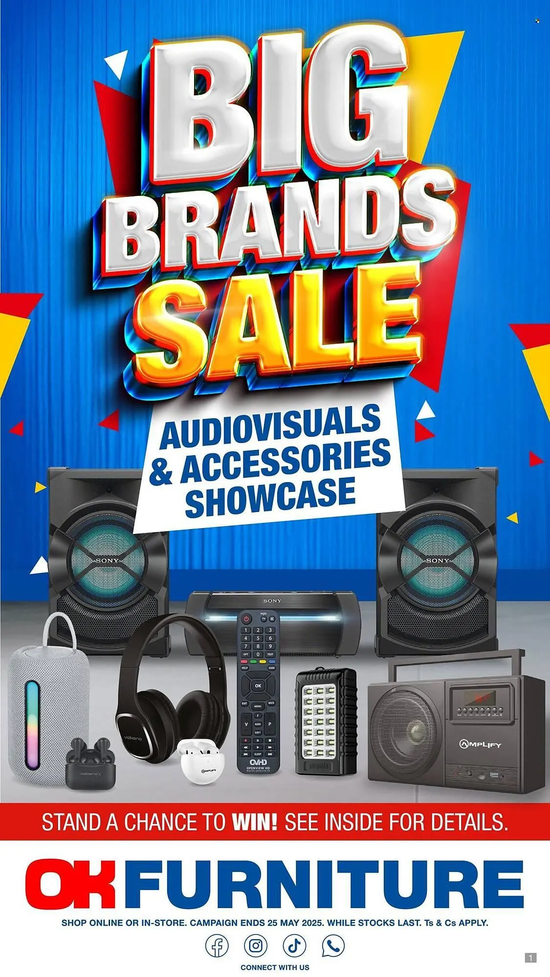 OK Furniture catalogue from 1 May to 25 May 2025 - Catalogue Page 1