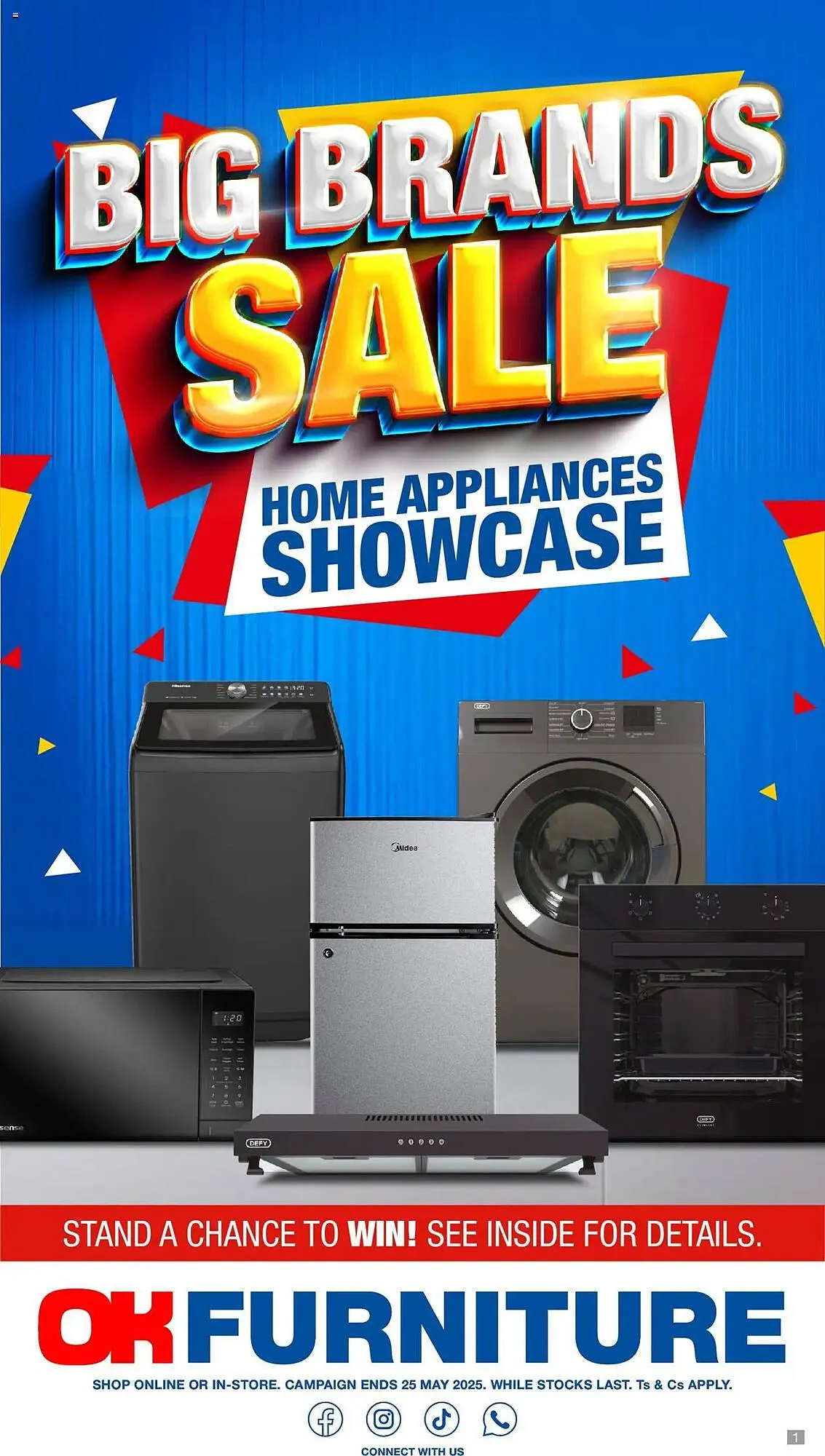 OK Furniture catalogue from 8 April to 25 April 2025 - Catalogue Page 1