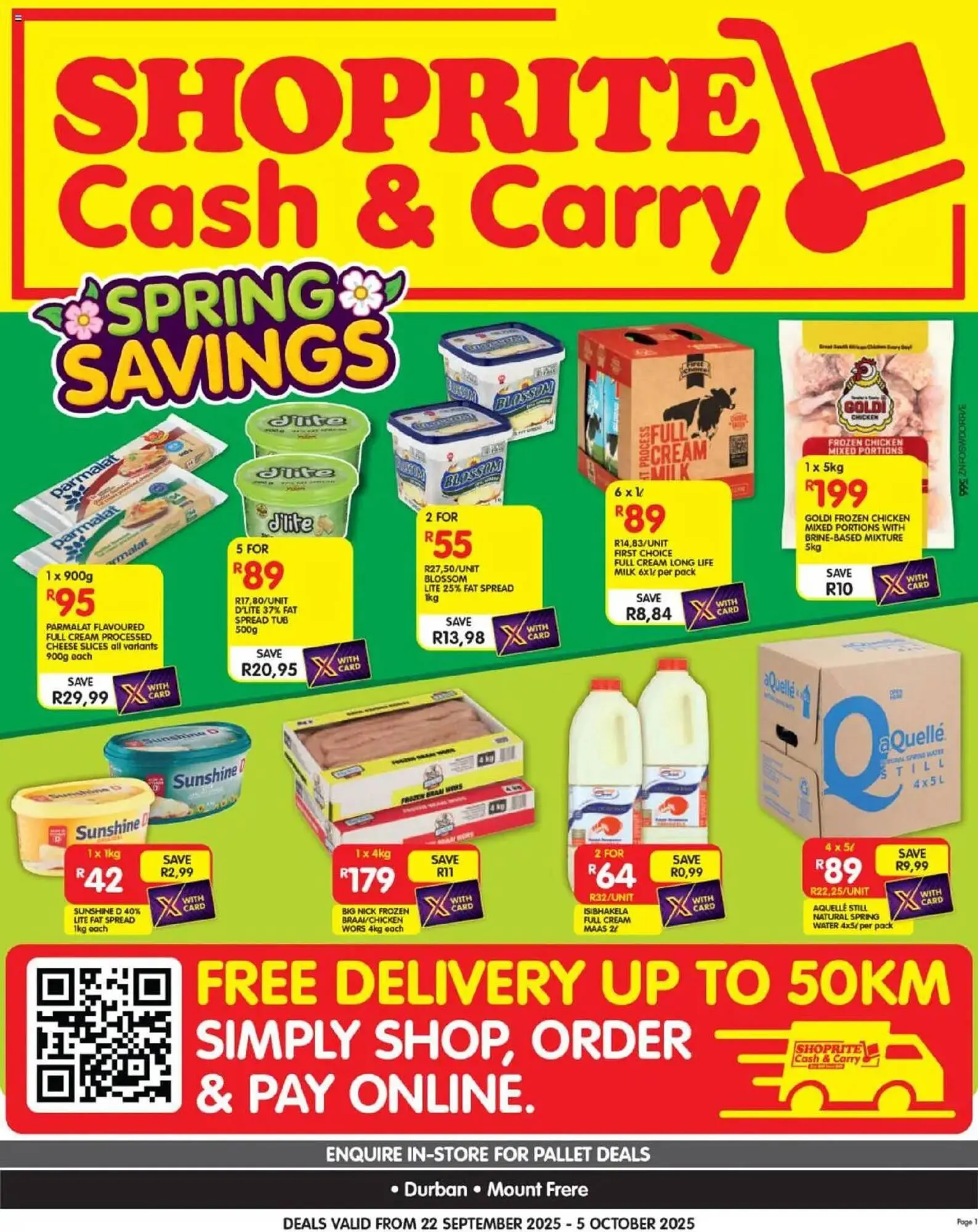 Shoprite catalogue from 22 September to 5 October 2025 - Catalogue Page 1