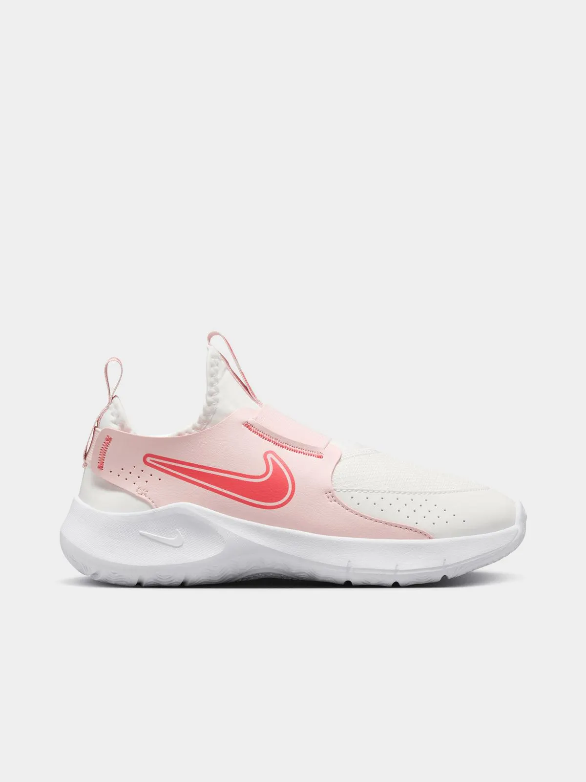 Nike Junior Grade-School Flex Runner 3 White/Pink Running Shoes