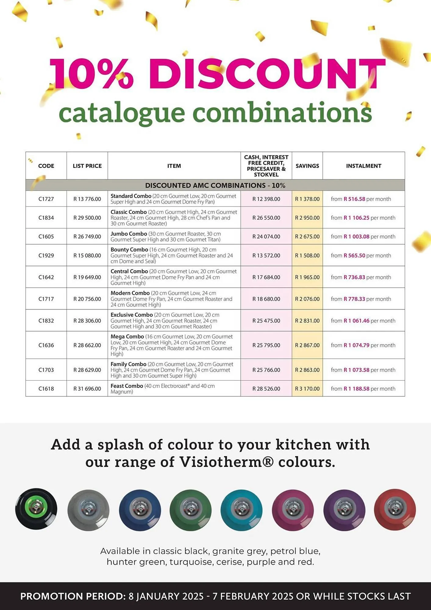 AMC Cookware catalogue from 9 January to 7 February 2025 - Catalogue Page 12