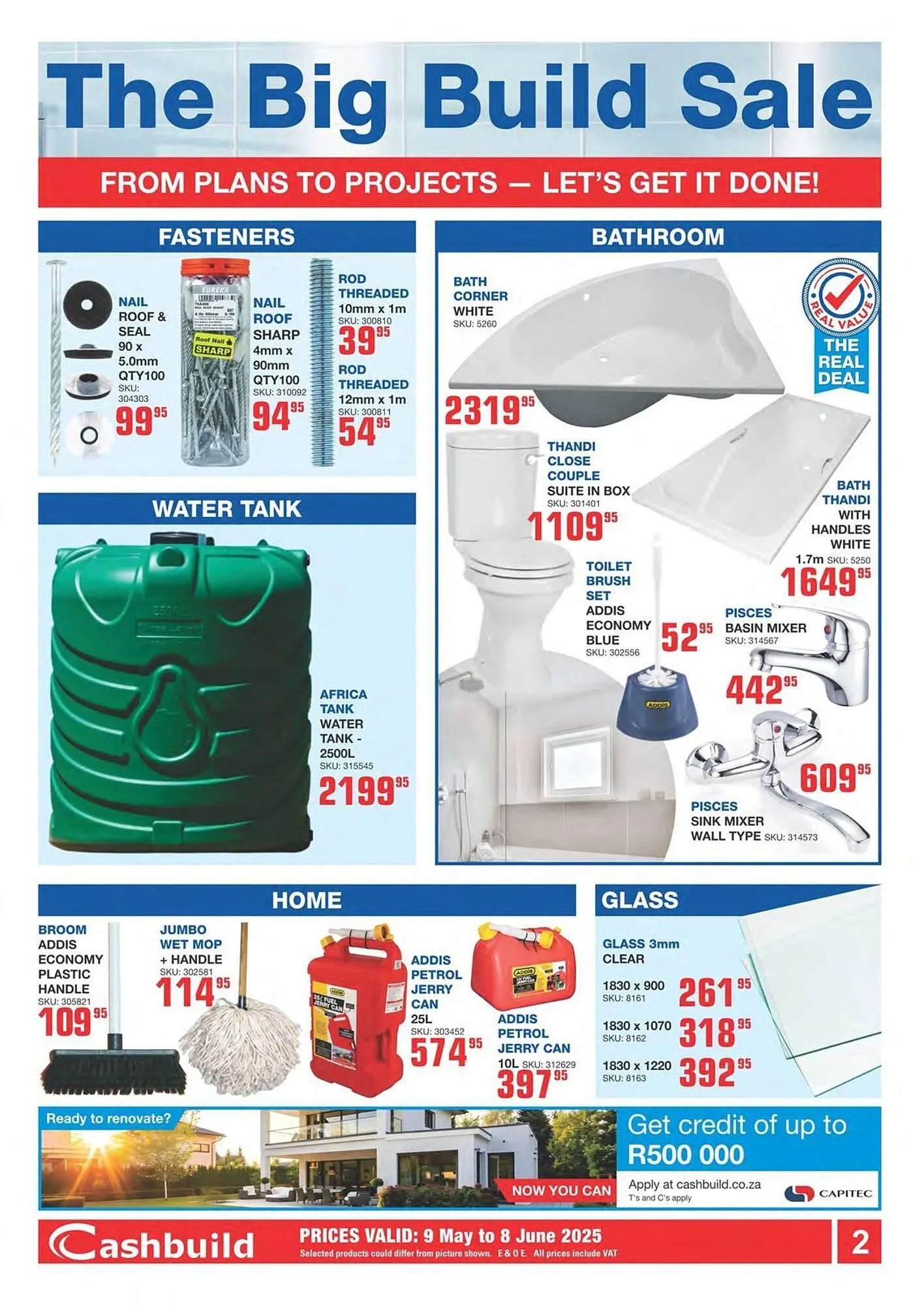 Cashbuild catalogue from 9 May to 8 June 2025 - Catalogue Page 2