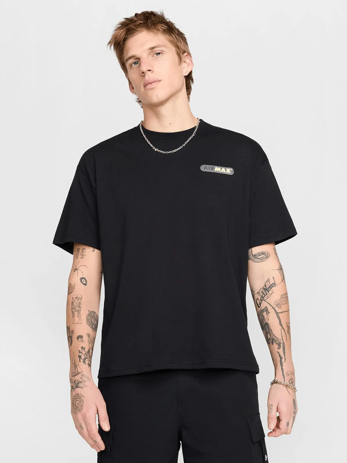 Nike Men's Nsw Max90 Black T-Shirt