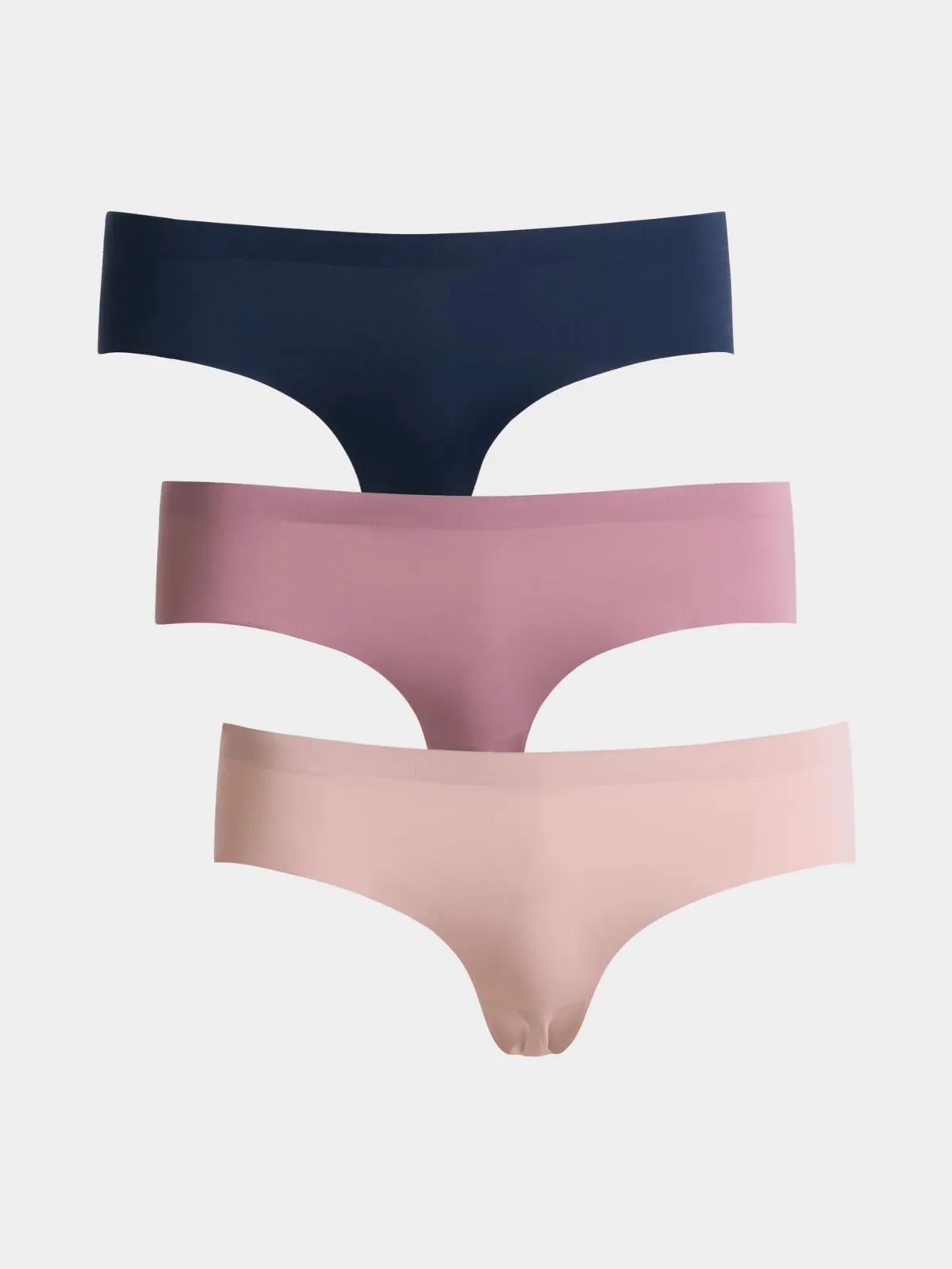 Jet Women's Navy Pink Bonded 3 Pack Bikini