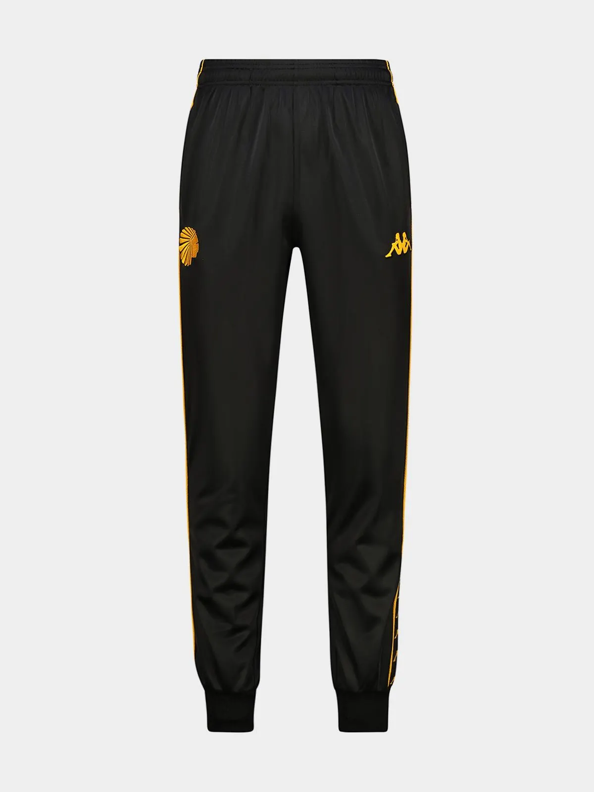 Kappa Mens Kaizer Chiefs Banda Rastoriam Black/Yellow Pants