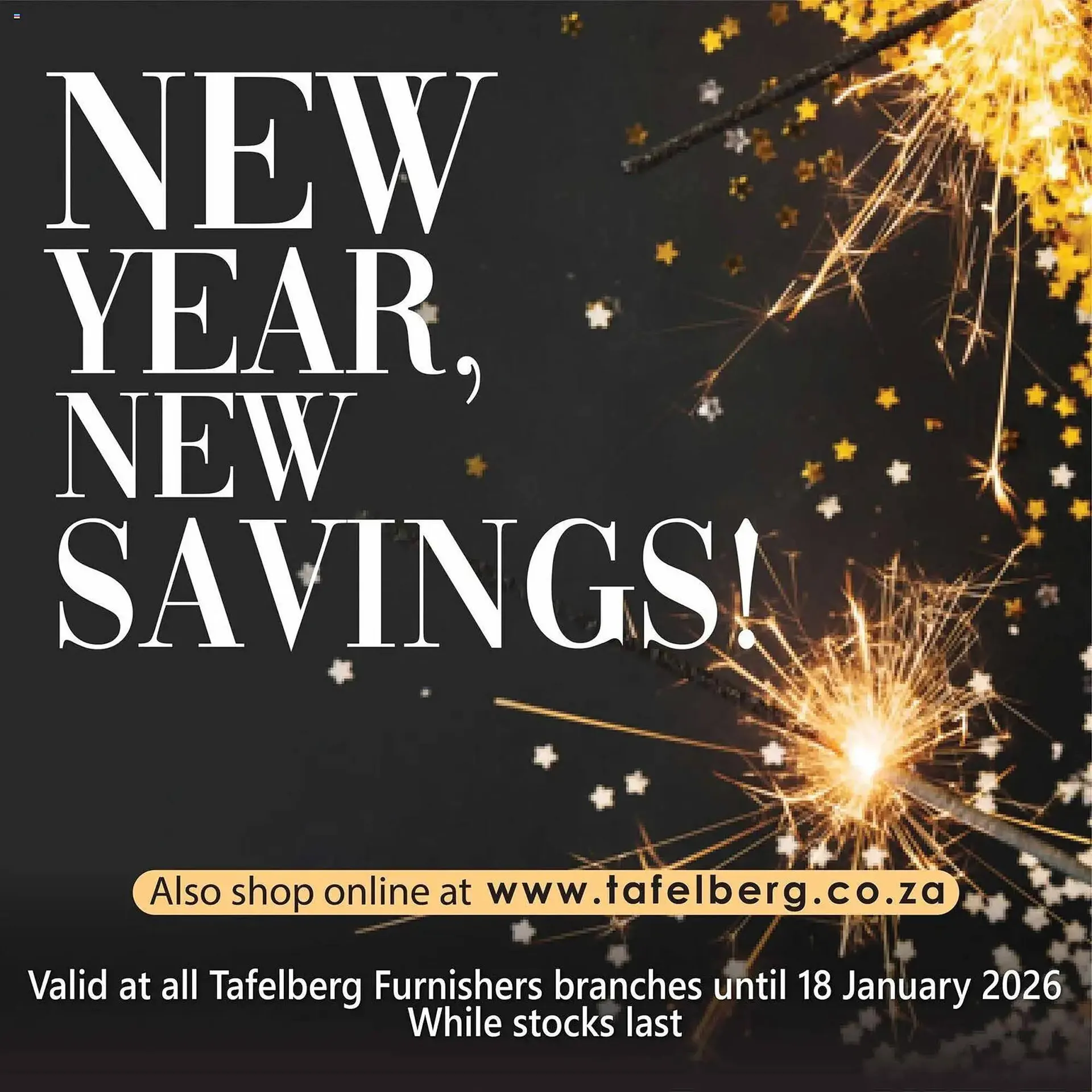 Tafelberg Furnishers catalogue from 7 January to 18 January 2026 - Catalogue Page 1