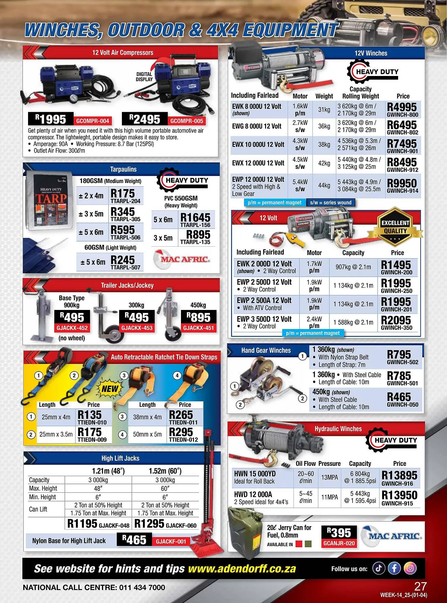 Adendorff Machinery Mart catalogue from 1 April to 30 April 2025 - Catalogue Page 29