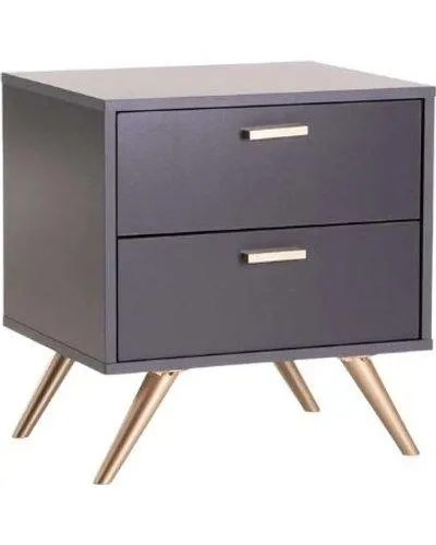 Lena 2 Drawer Pedestal (Grey)