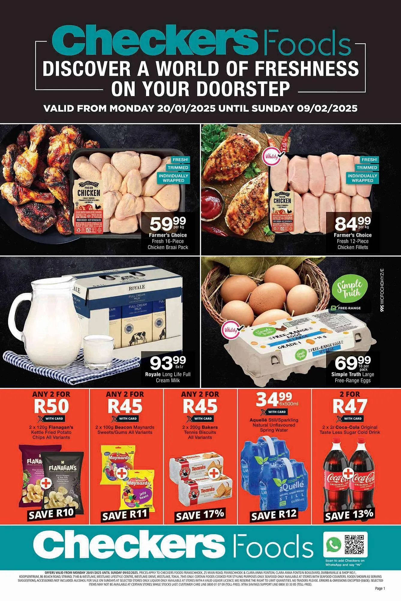 Checkers catalogue from 20 January to 9 February 2025 - Catalogue Page 1