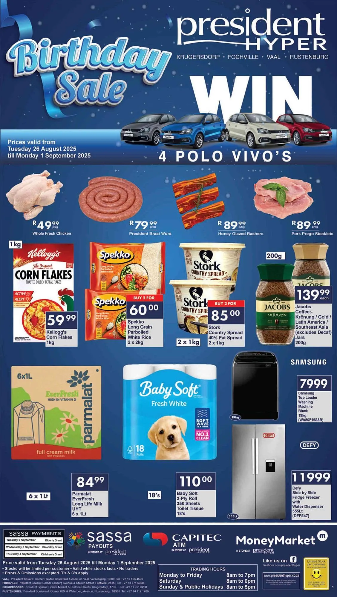 President Hyper catalogue from 26 August to 1 September 2025 - Catalogue Page 1