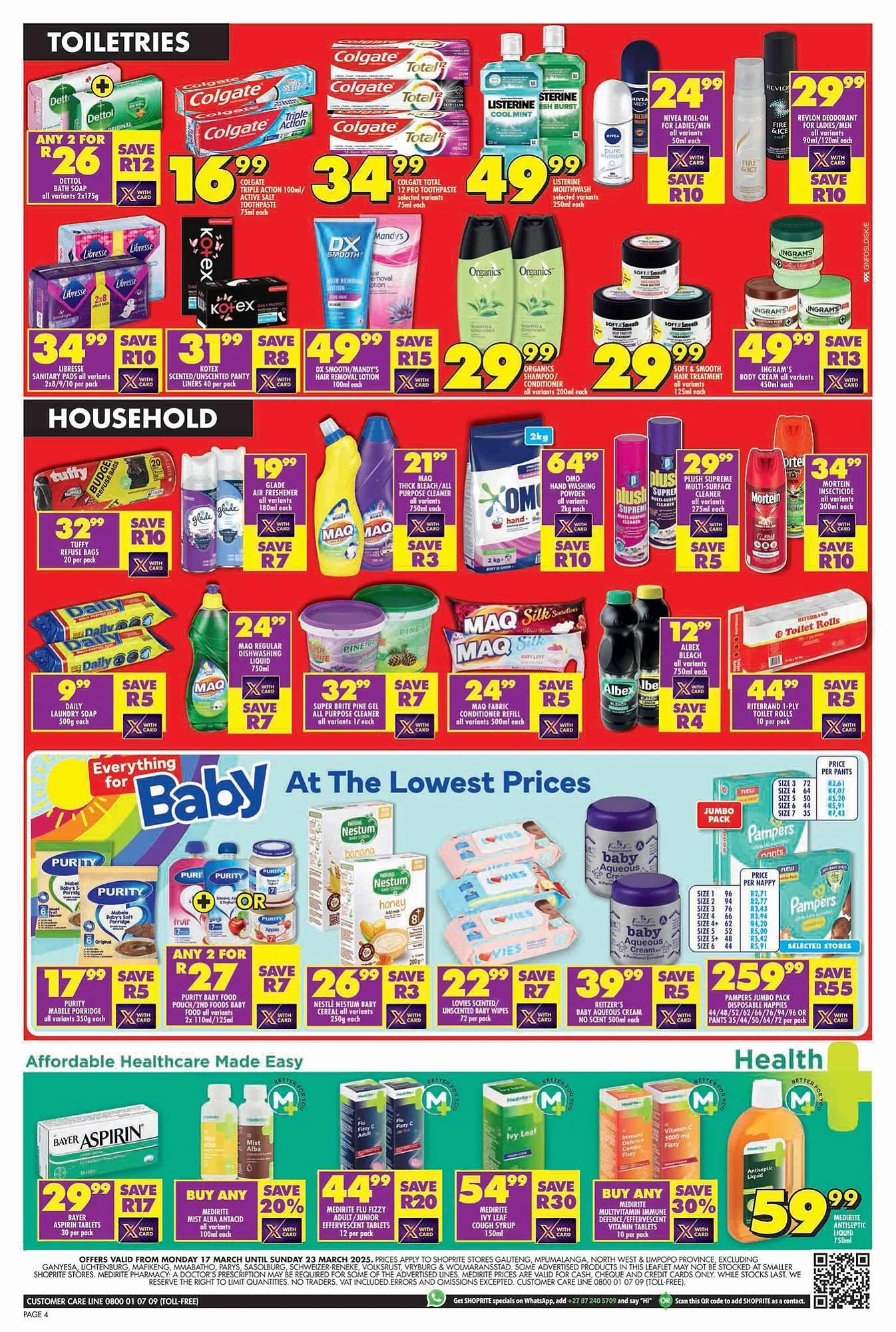 Shoprite catalogue from 17 March to 23 March 2025 - Catalogue Page 4