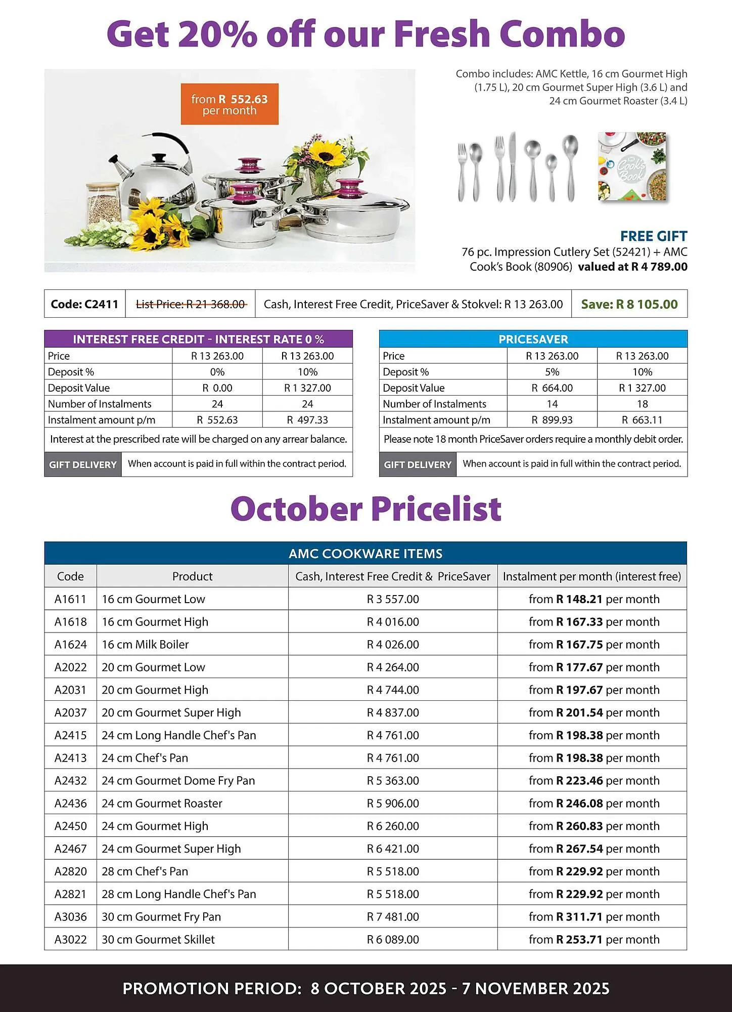 AMC Cookware catalogue from 8 October to 7 November 2025 - Catalogue Page 5