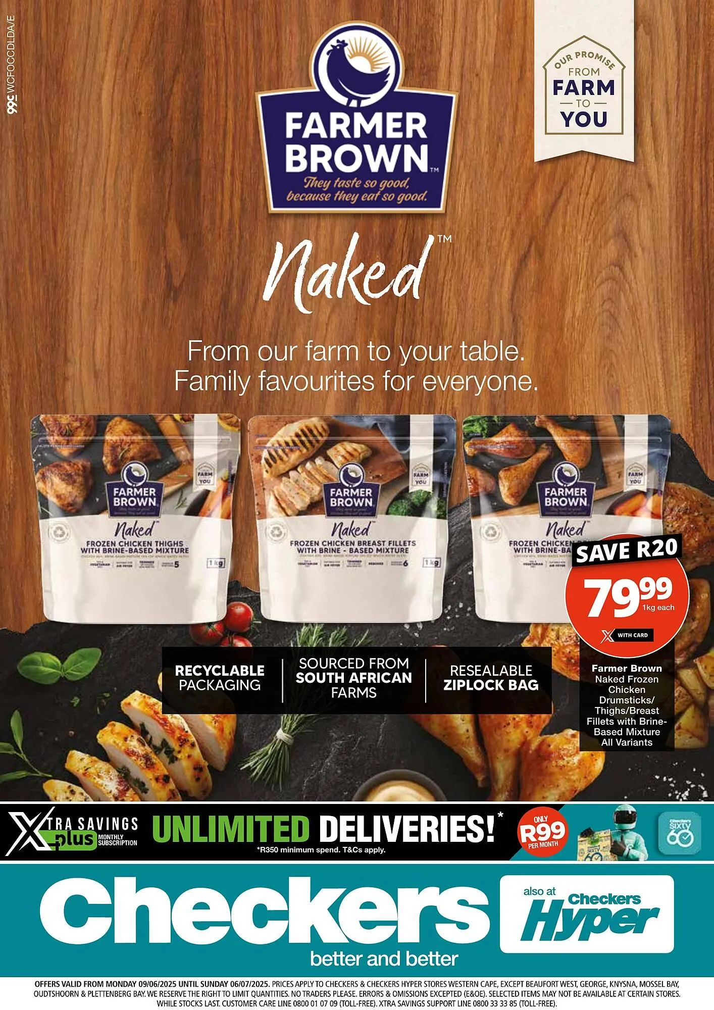 Checkers catalogue from 9 June to 6 July 2025 - Catalogue Page 1