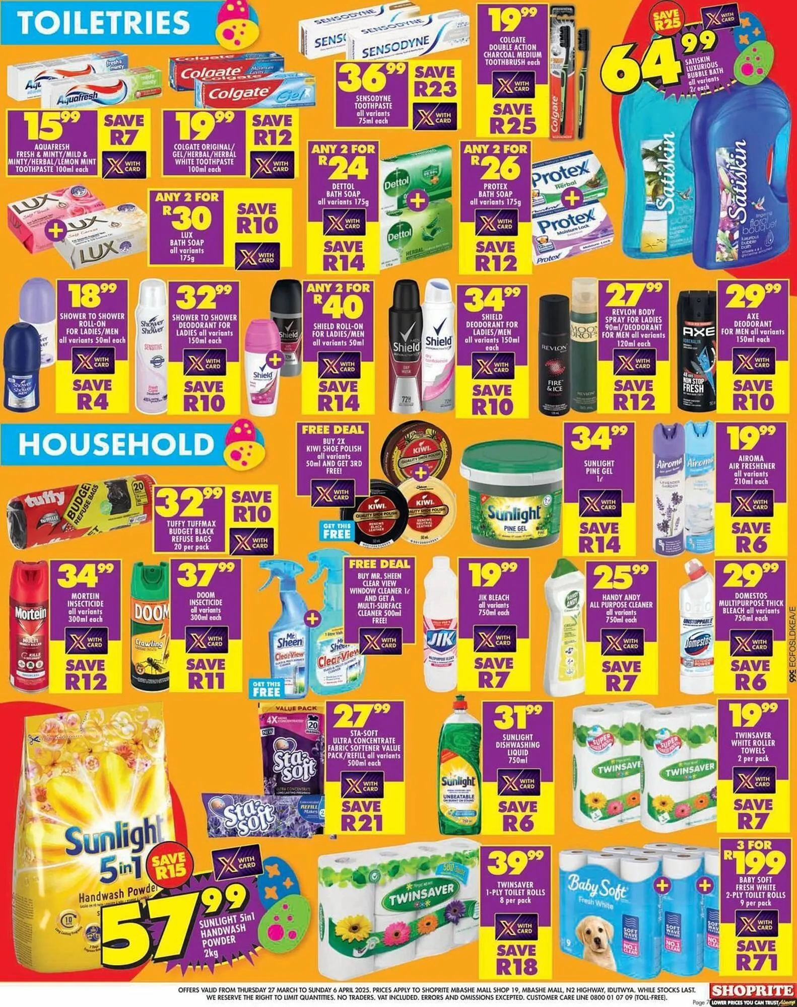 Shoprite catalogue from 27 March to 6 April 2025 - Catalogue Page 7