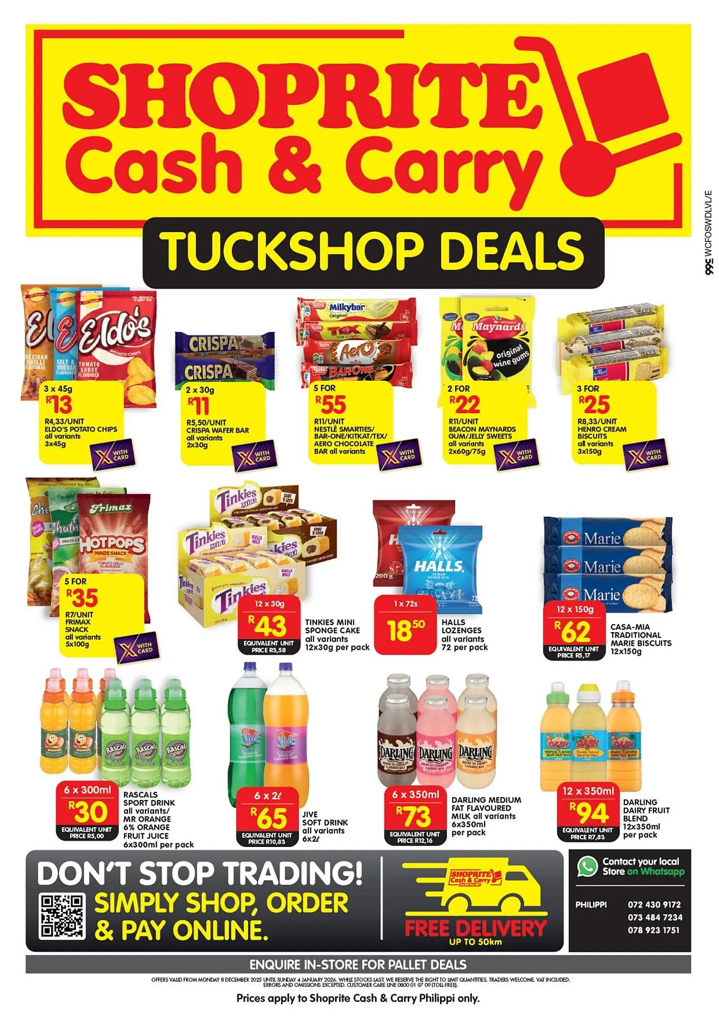 Shoprite catalogue from 8 December to 4 January 2026 - Catalogue Page 1