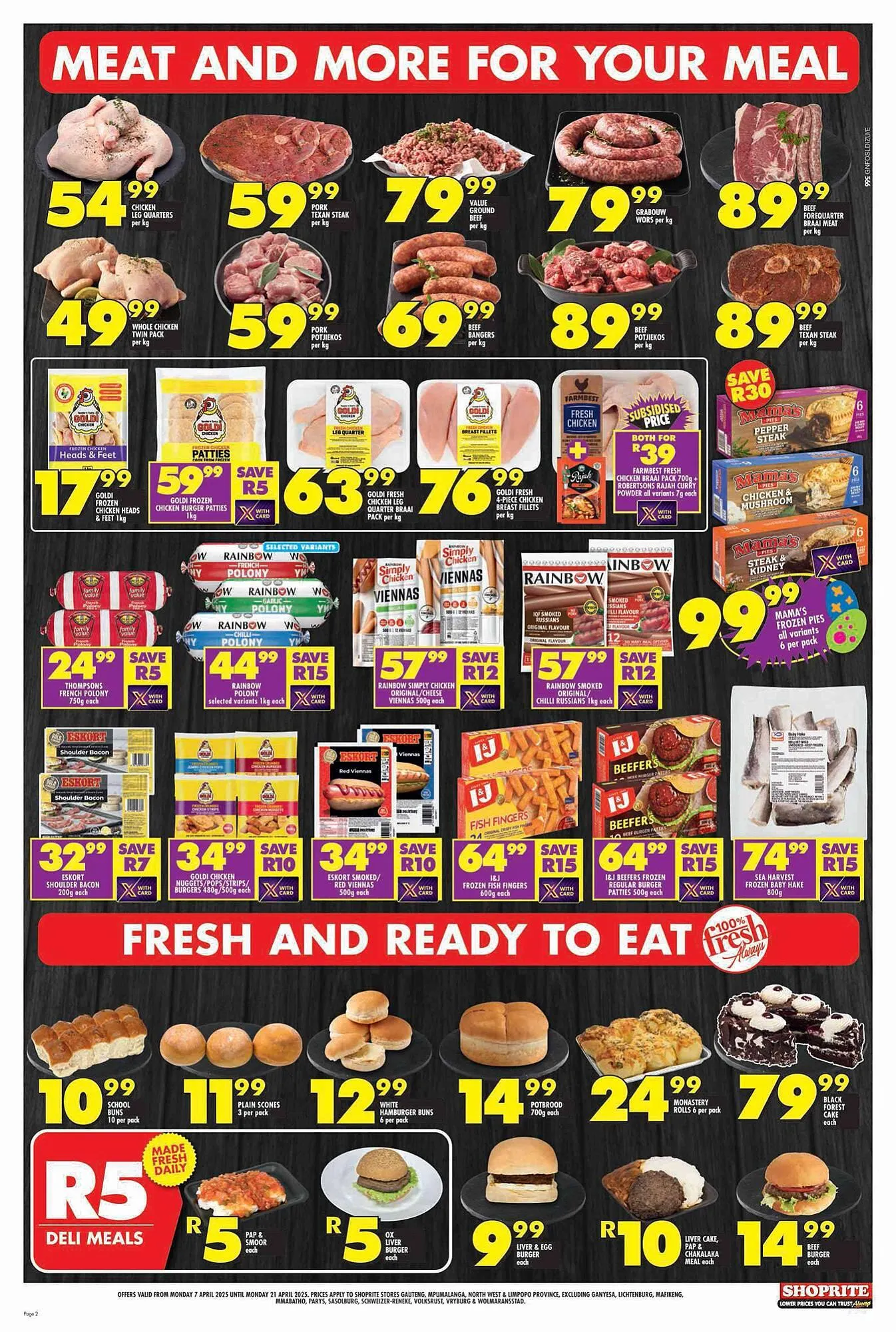 Shoprite catalogue from 7 April to 21 April 2025 - Catalogue Page 2