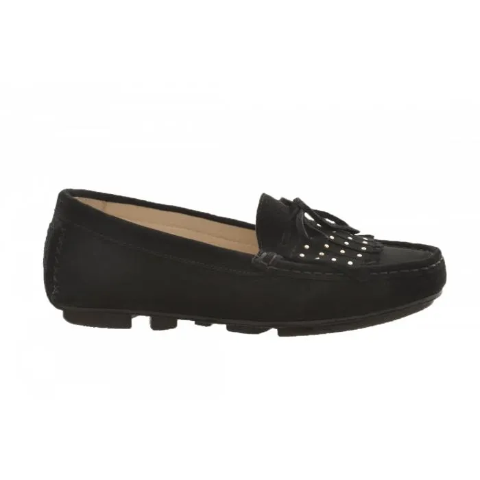 Carvela 5 Step Suede Fringe Moccasin