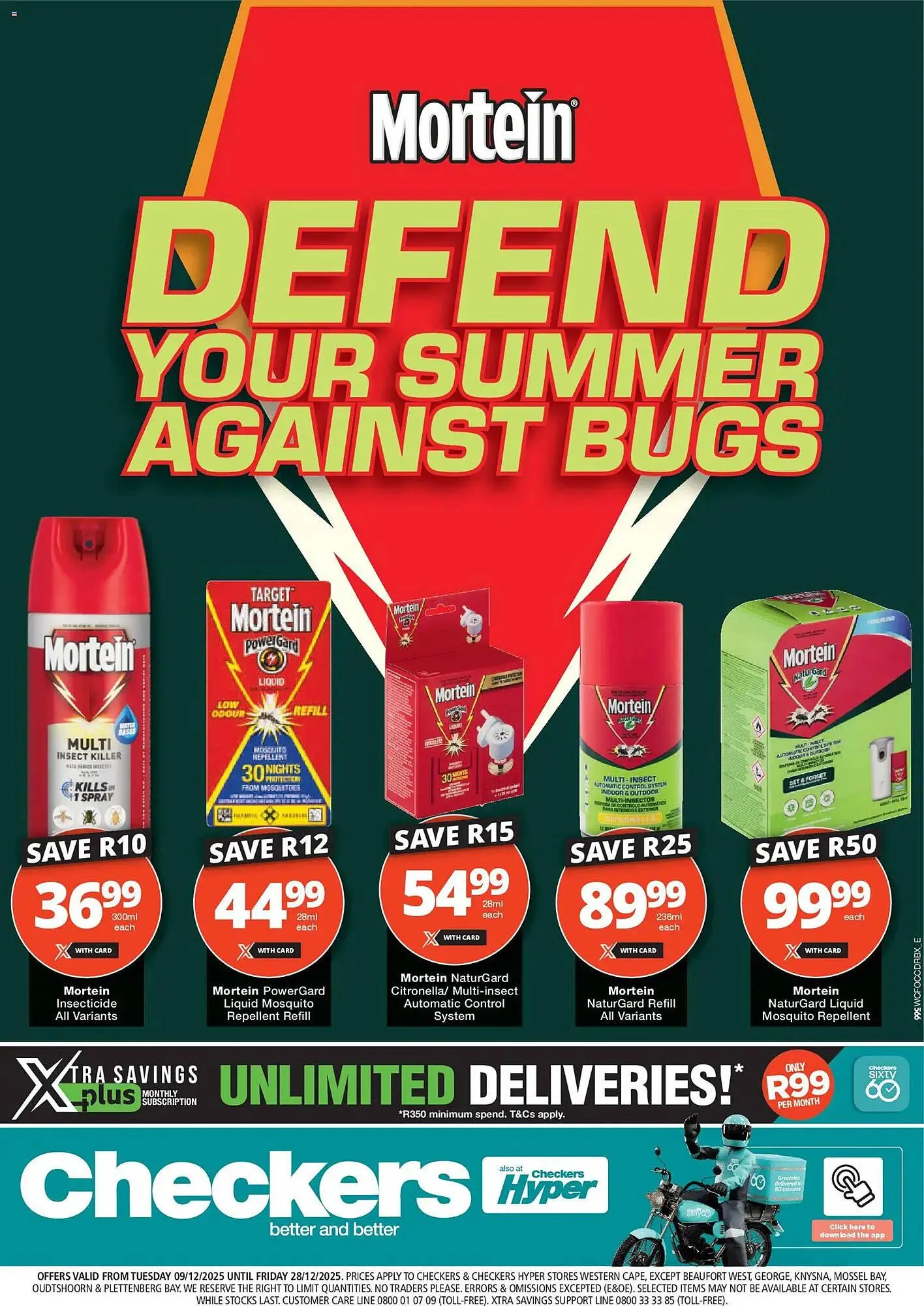 Checkers catalogue from 8 December to 28 December 2025 - Catalogue Page 1